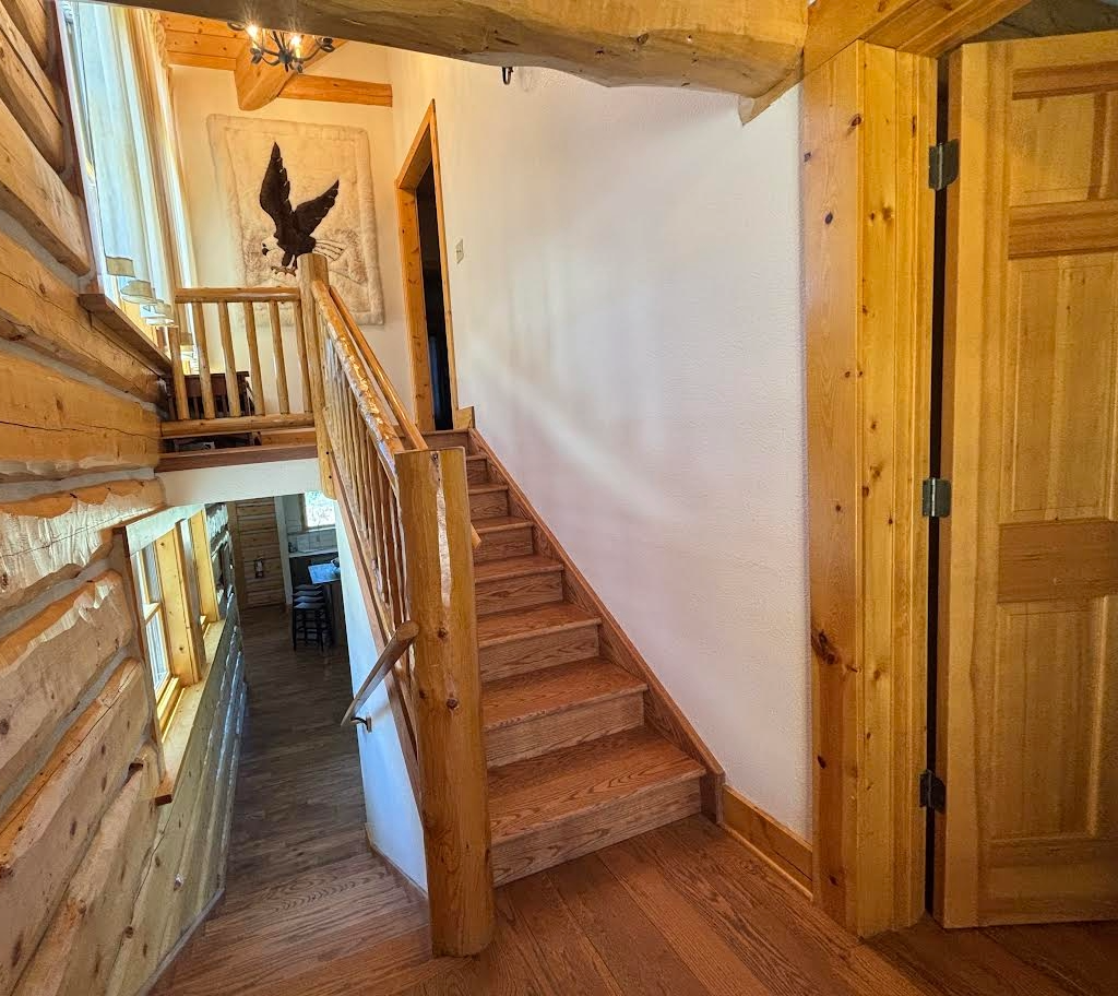 Inside stairs