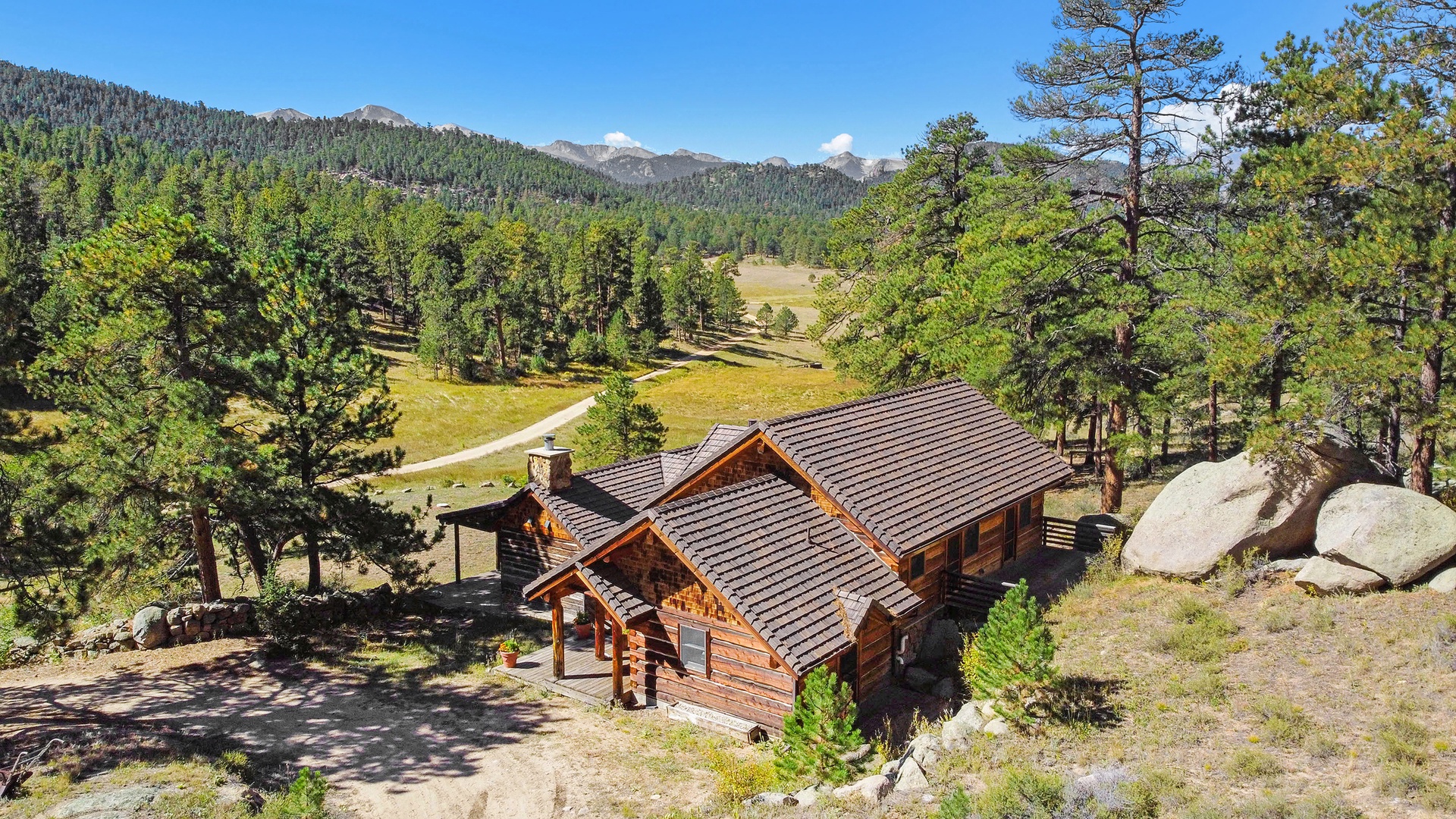 Exterior view of house and surrounding views 