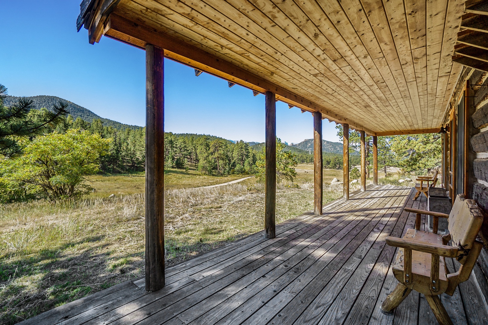 Sit out on the deck and enjoy the views