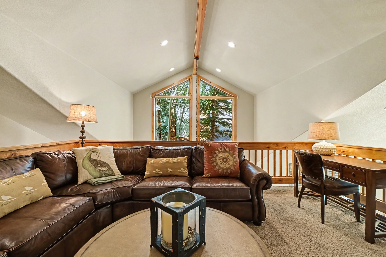 Beautiful views from the loft.