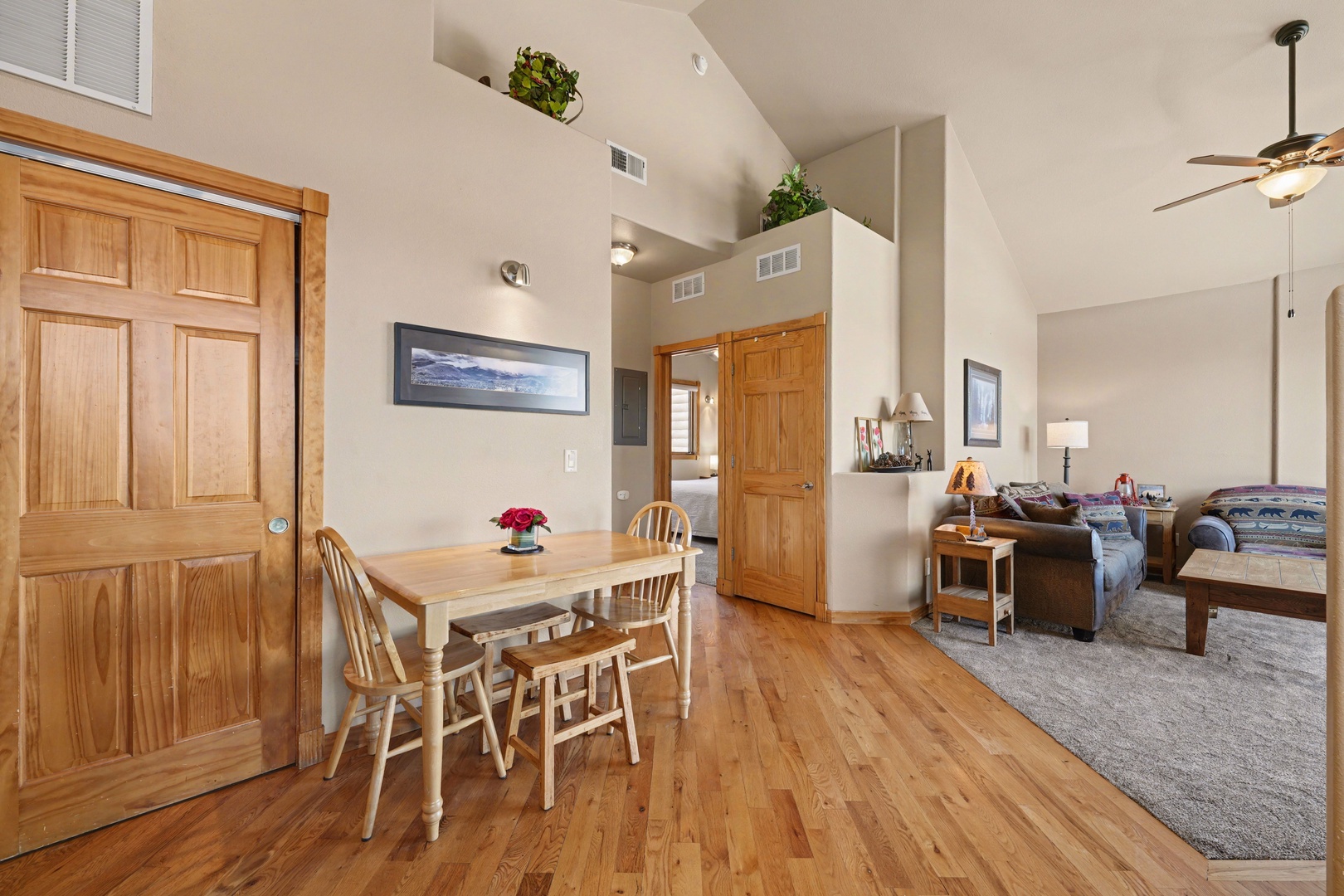 Step through the front door into the open-concept living space for plenty of room to relax and dine.