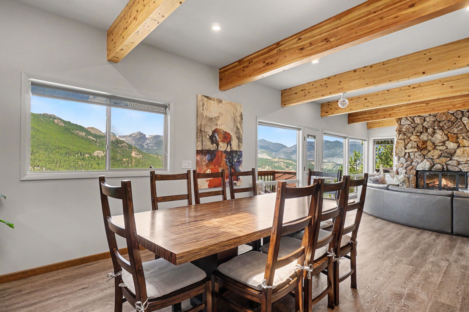 Your beautiful dining room with views that can't be beat!