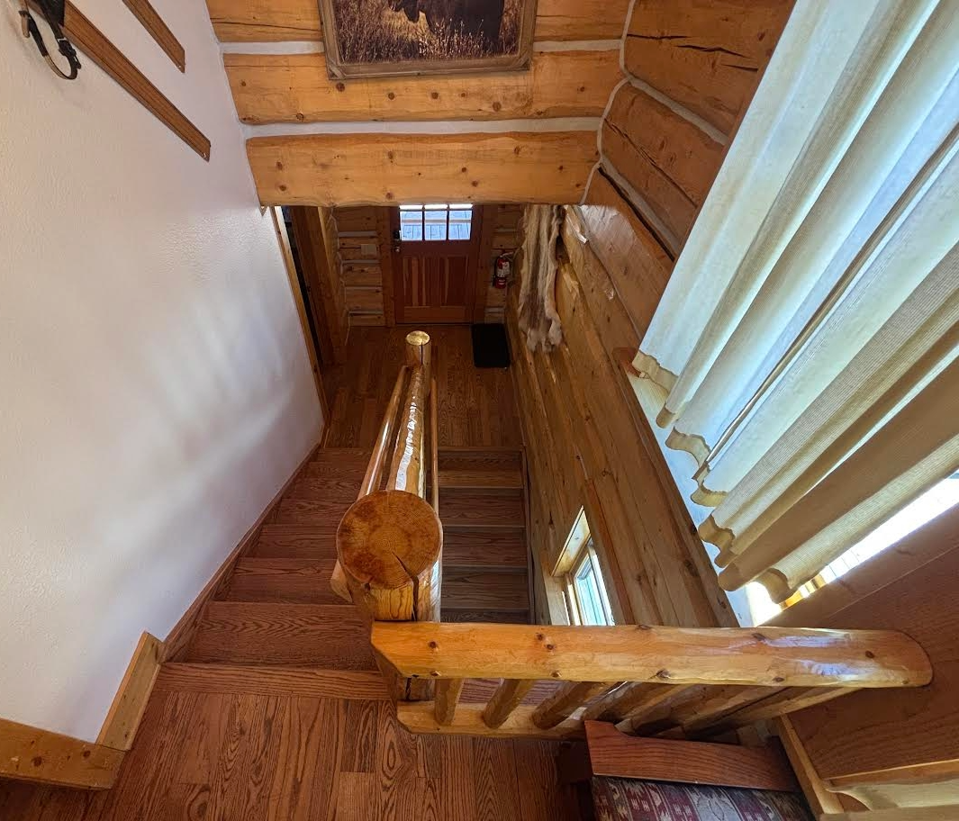 Inside stairs