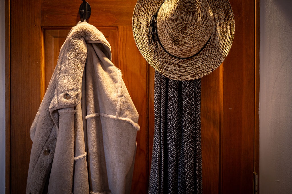 Hang your favorite coat and hat on these thoughtful hooks, creating a welcoming entryway that keeps your belongings organized and ready for your next adventure.
