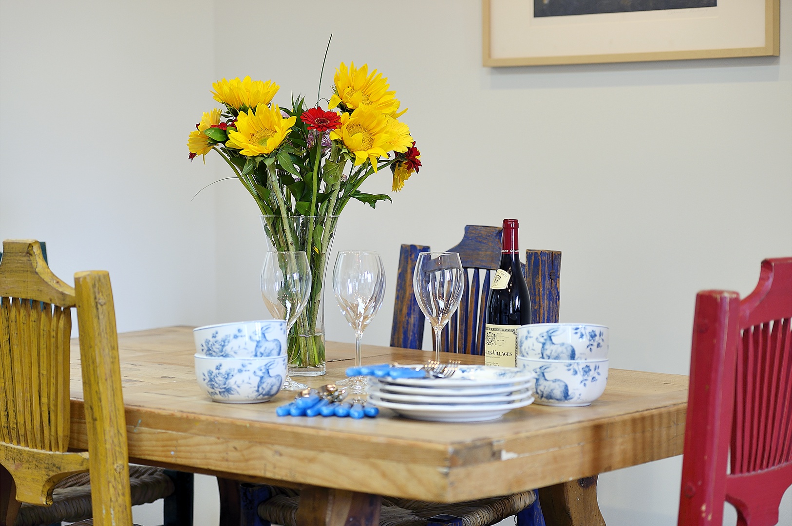 Your dining table awaits—perfect for intimate meals together.