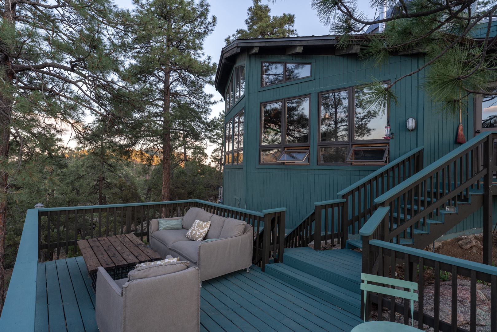 Expansive outdoor living space perfect for morning coffee or starlit evenings.