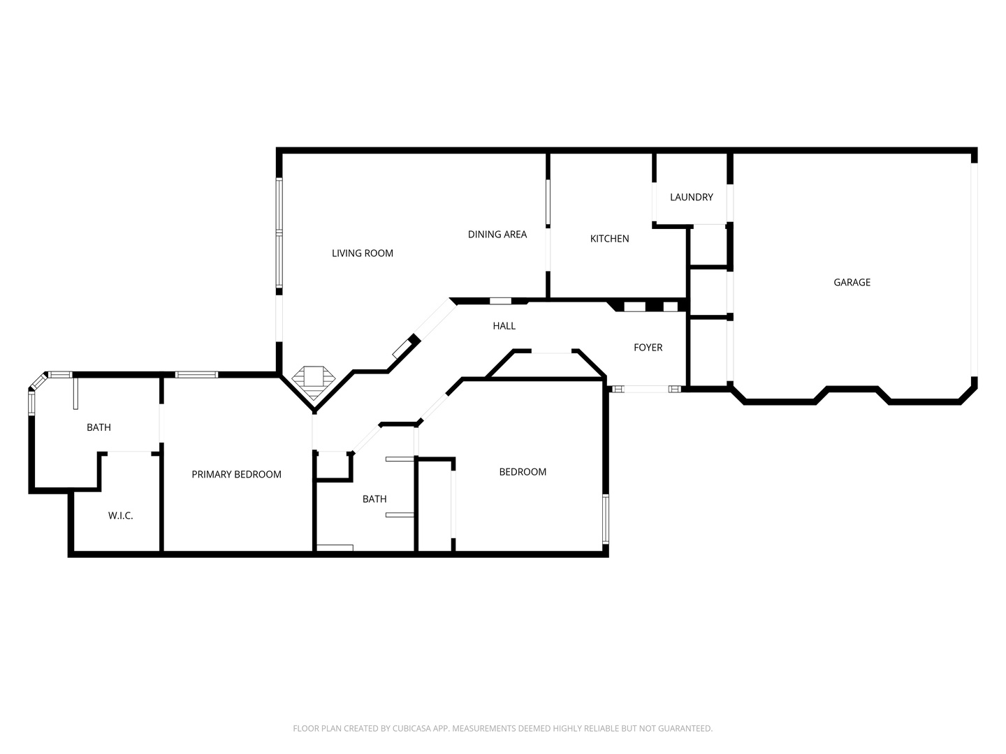 Detailed floor plan showing the layout of rooms including bedrooms, bathrooms, kitchen, living areas, and garage with clear room labels and measurements.