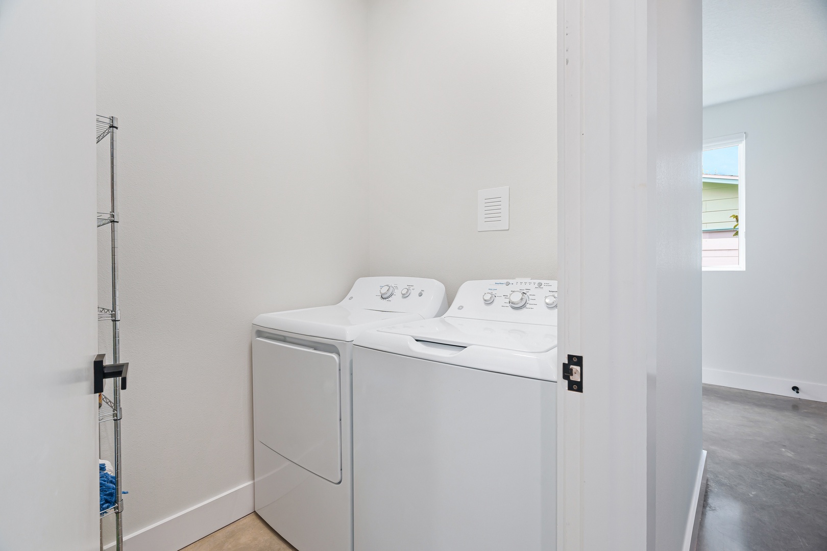 Your laundry day made easy with a dedicated washer and dryer right in your space. No more hauling clothes elsewhere—just pure convenience.