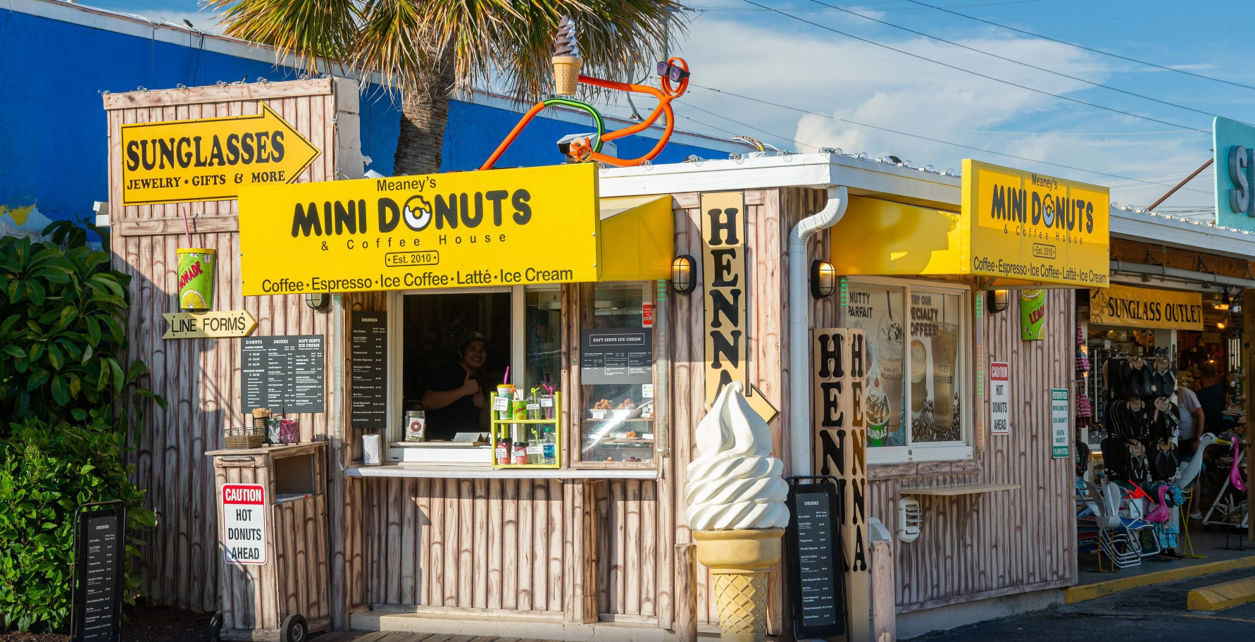 Stroll through charming Siesta Key Village to discover local cafés and shops just minutes from the condo.