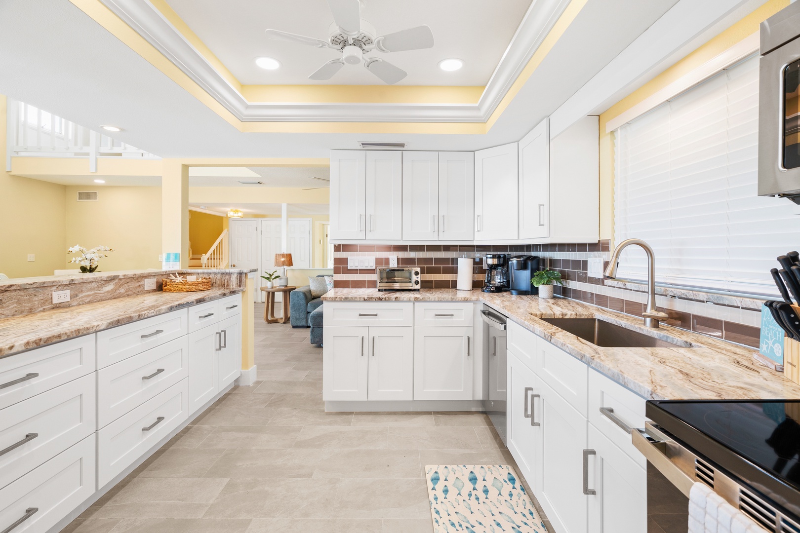 Your gourmet kitchen awaits with granite countertops, premium appliances, and elegant lighting for memorable meal preparation.
