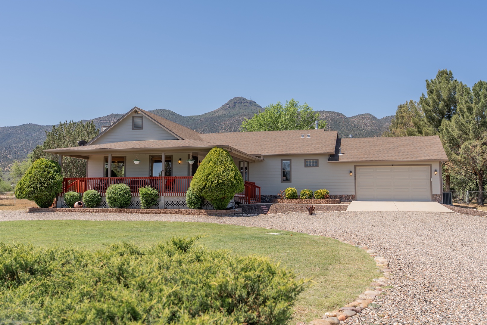 Your own Ponderosa moment as you approach this stunning home