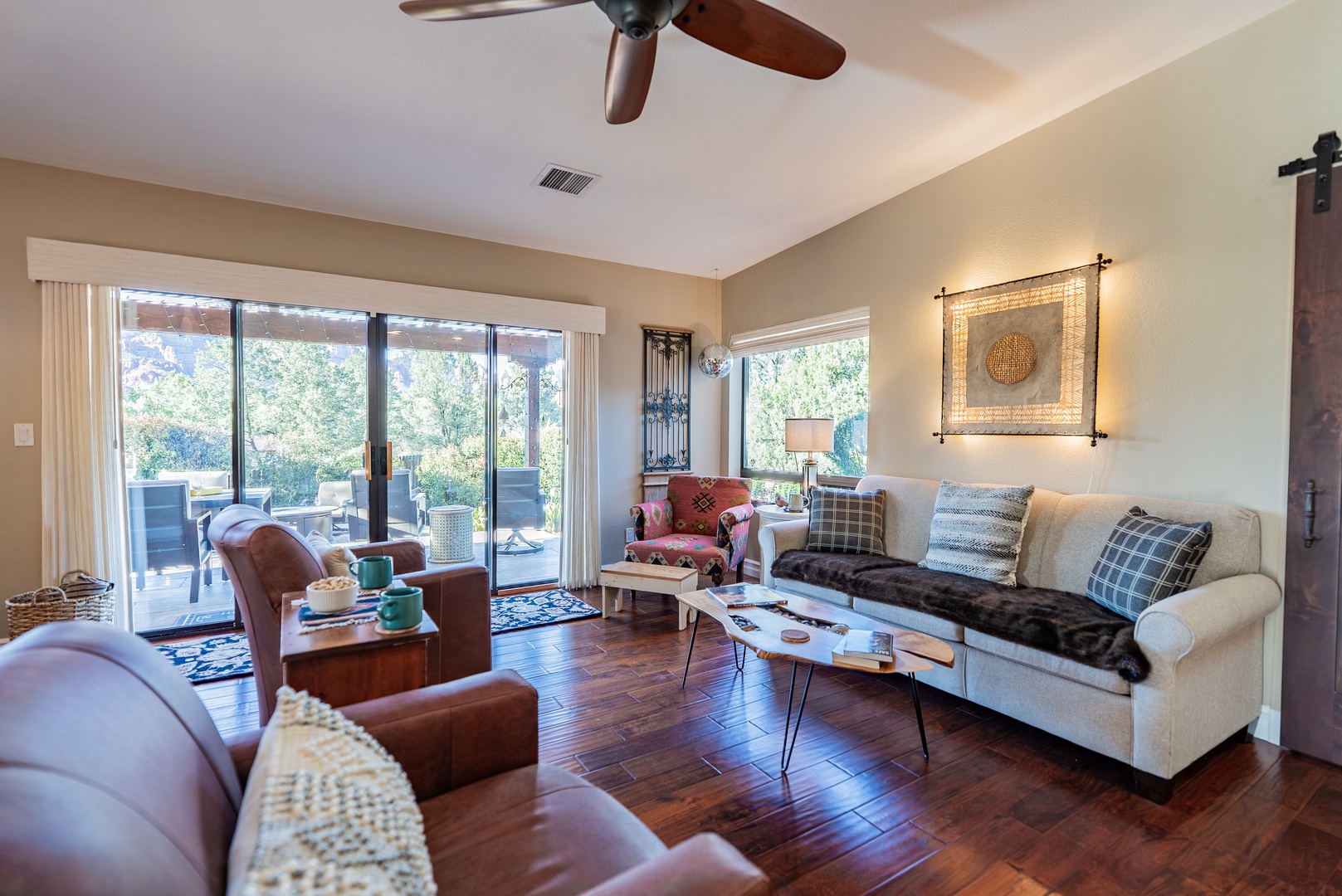 Built to relax in and take in the views from every window