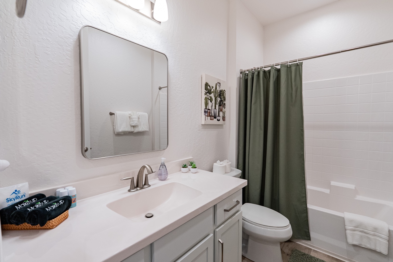 Guest bath has everything you need