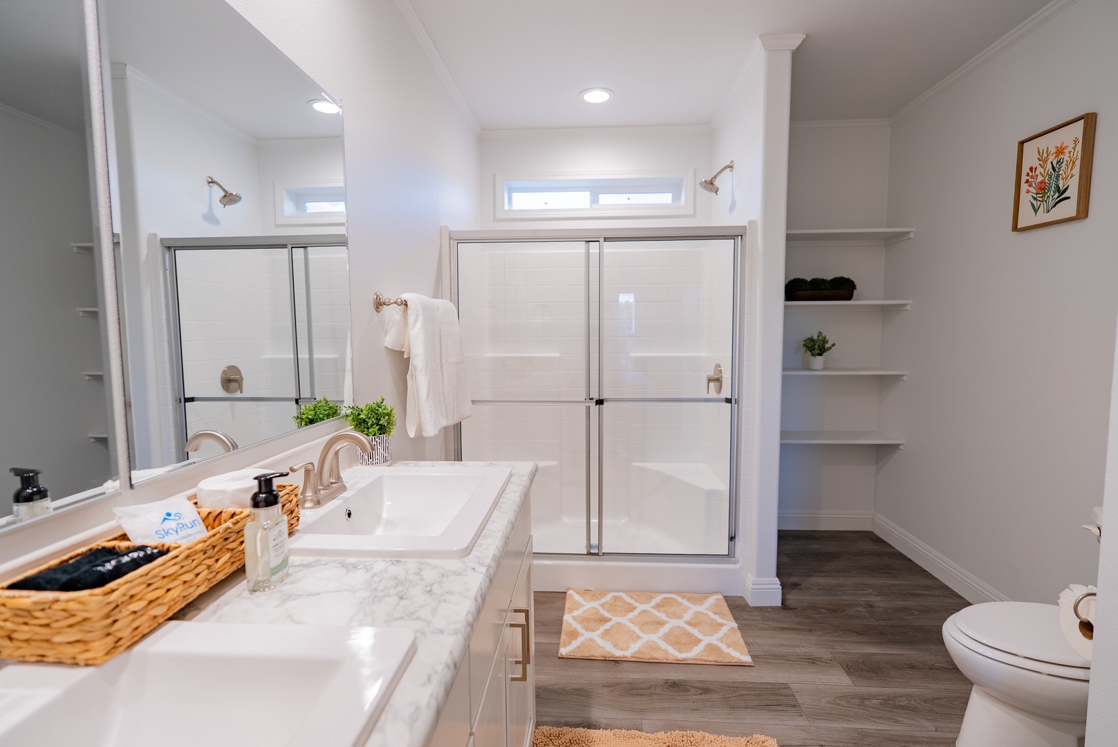 Private bathroom,  with a spacious walk-in