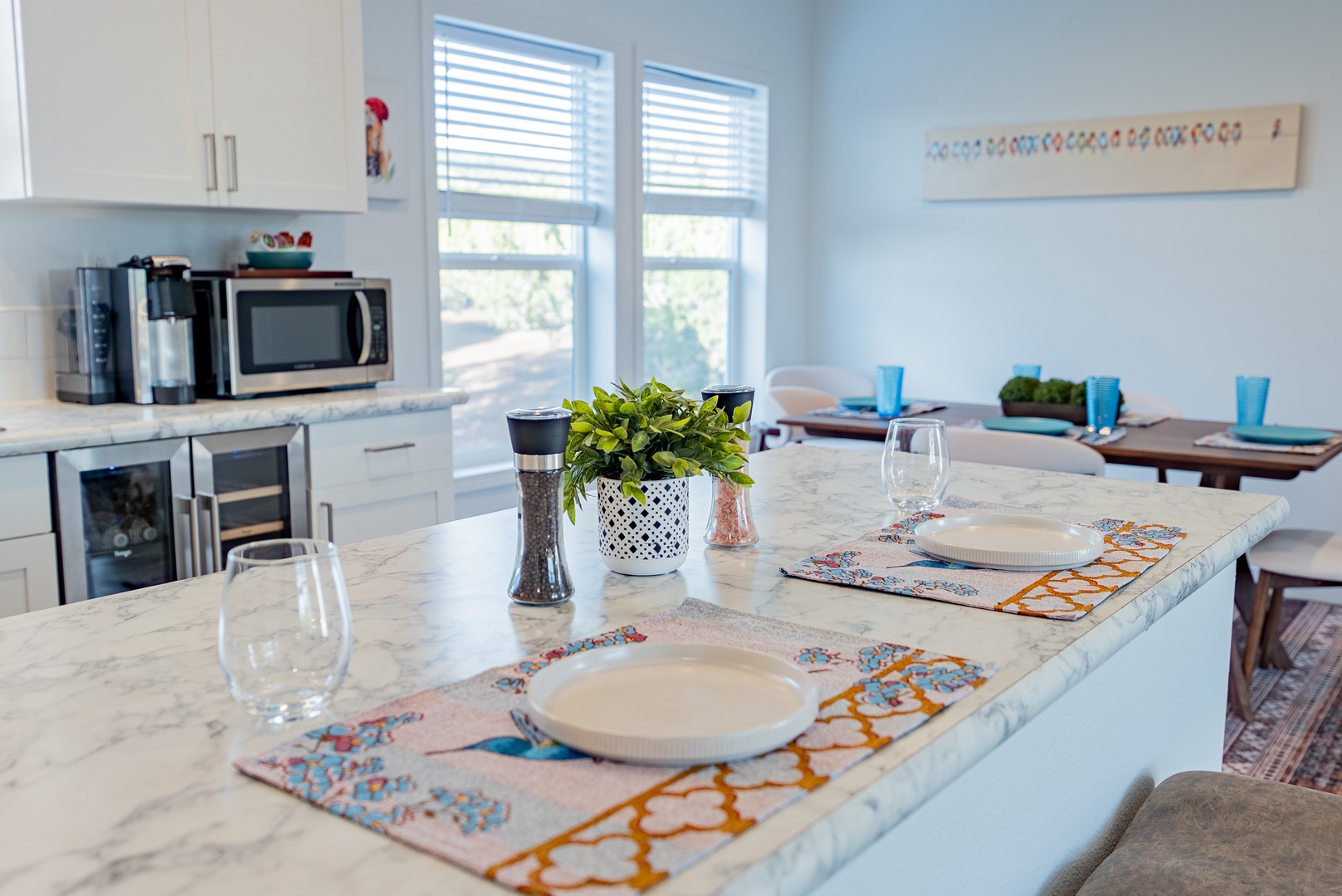 Natural light through windows in your vacation home.