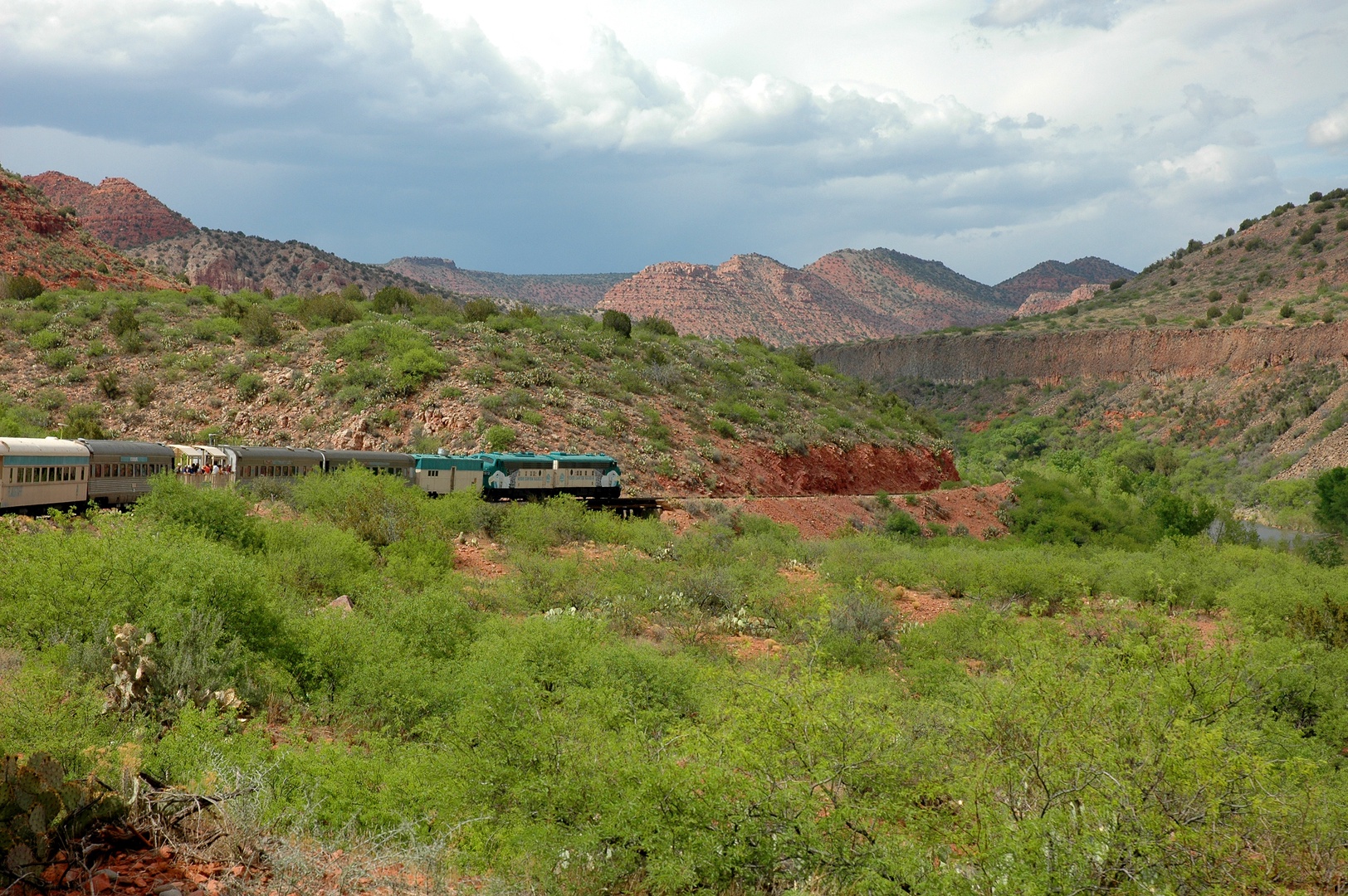 Take a scenic ride on the Verde Canyon Railroad in nearby Clarkdale