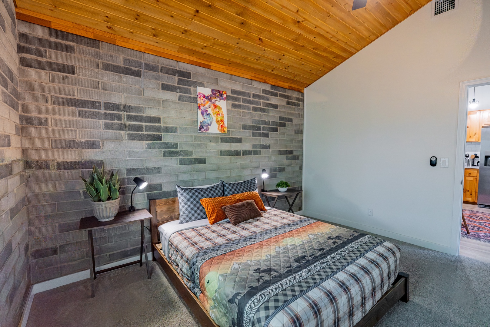 Sedona bedroom has its own television