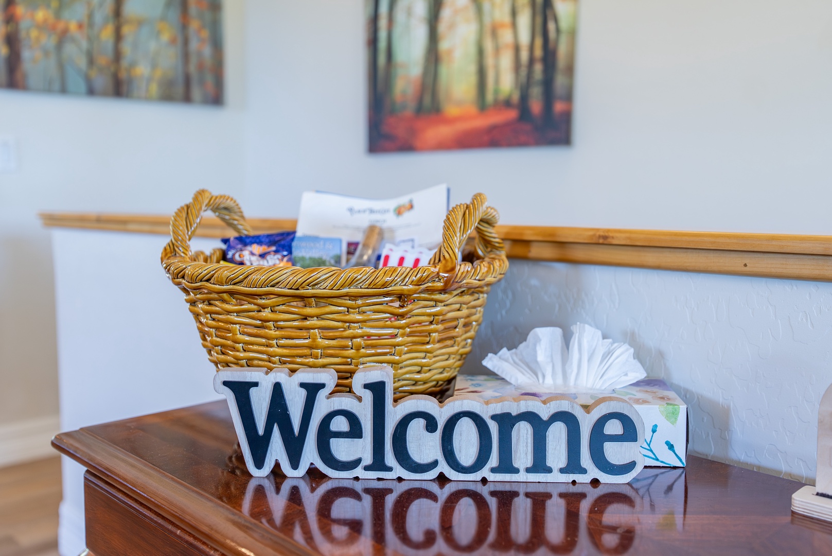 A warm welcome awaits to start your getaway