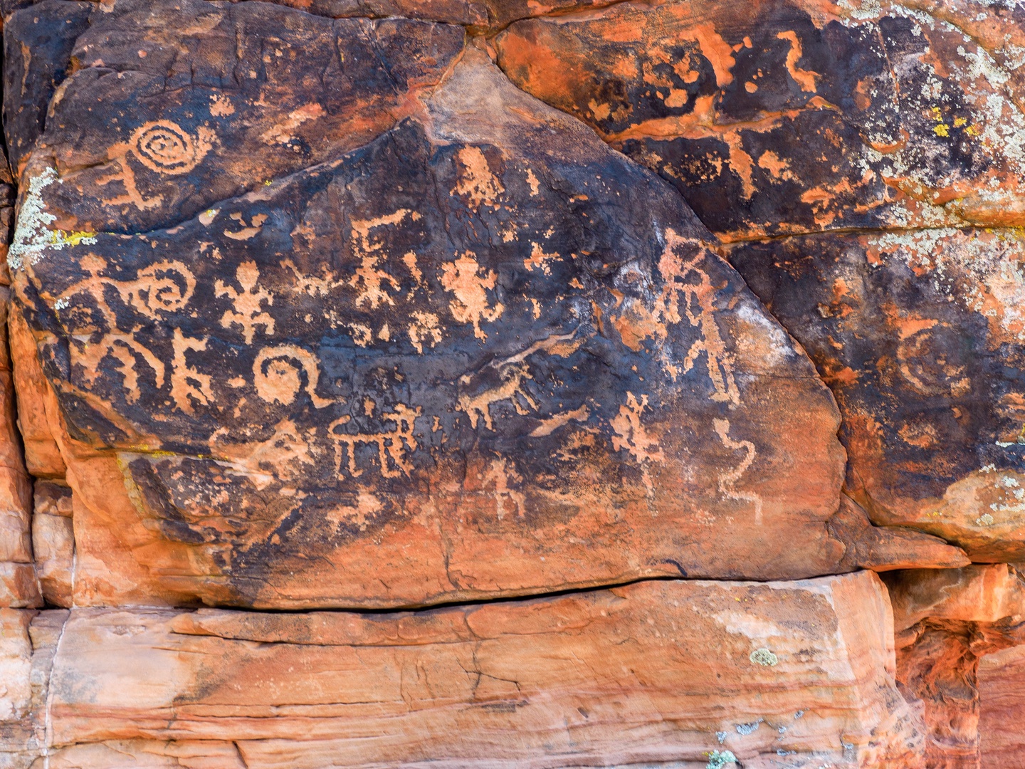 Ancient petroglyphs in Camp Verde