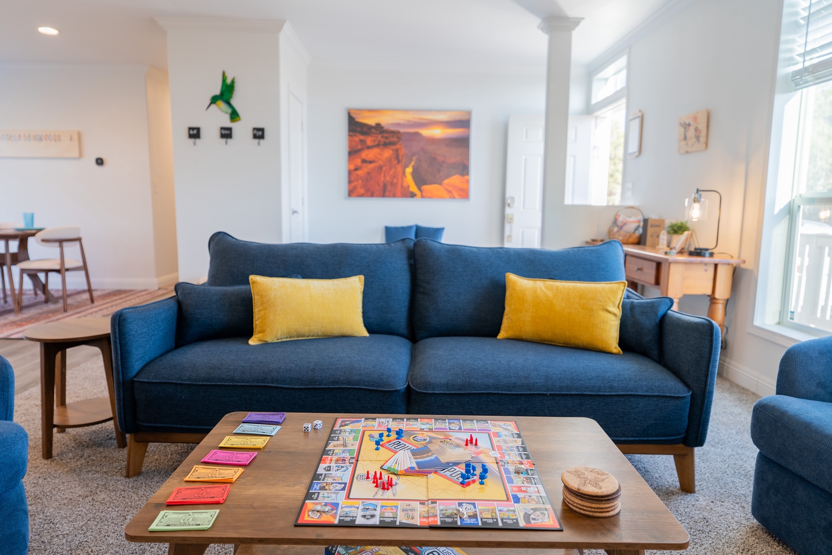 Enjoy game night or stream some movies