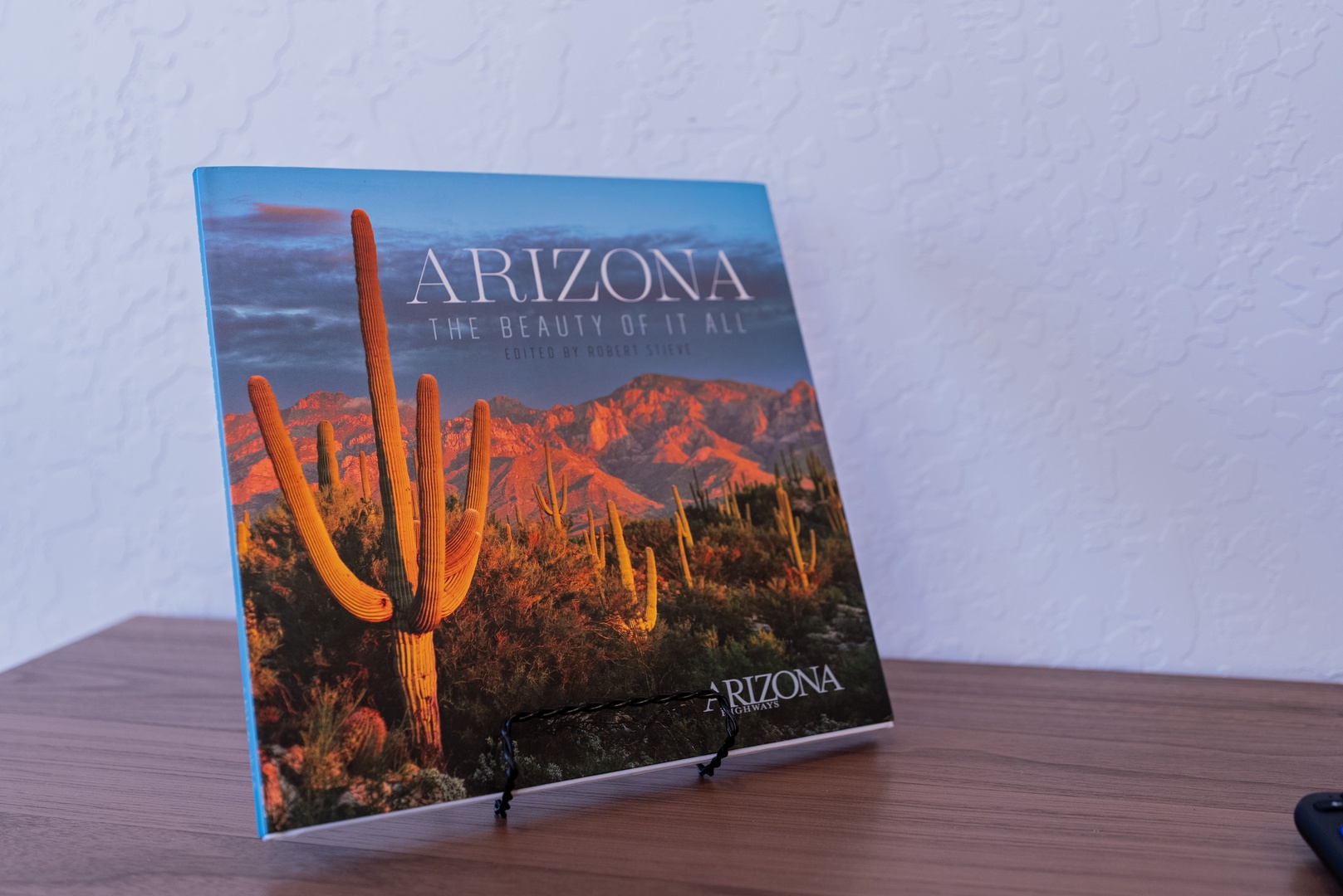 Enjoy this Arizona coffee table book while relaxing