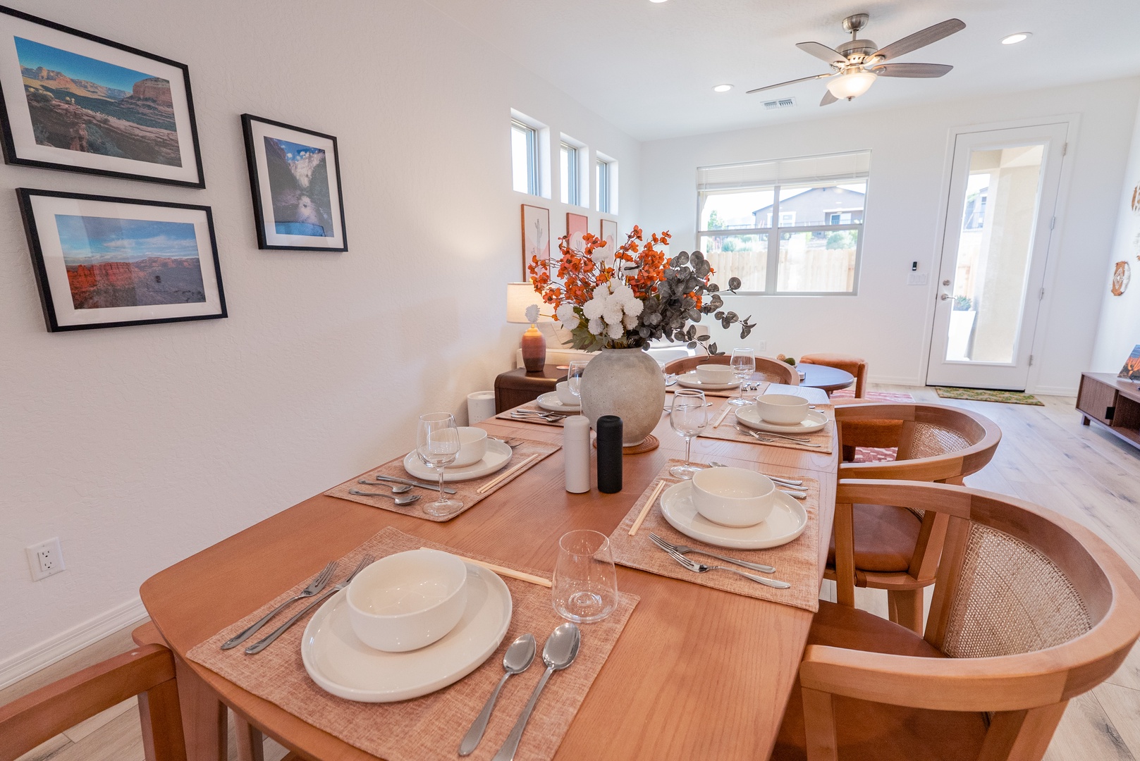 Share memorable meals at your elegant dining table