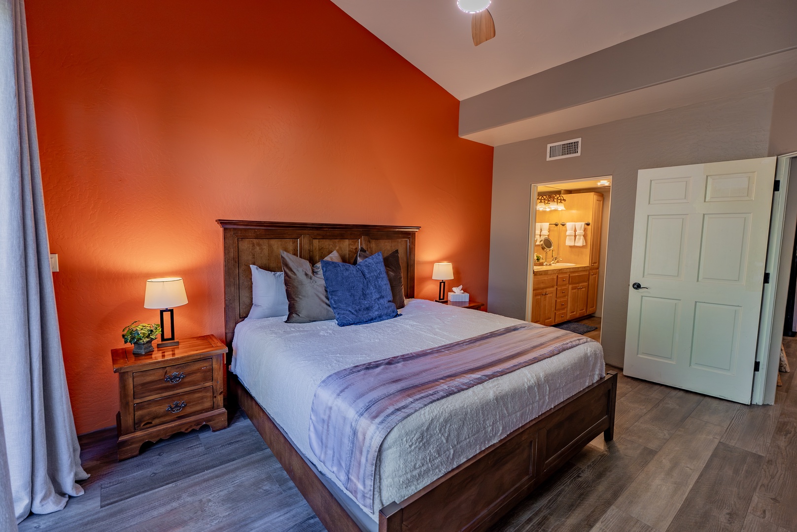 Sink into this cozy bedroom creating your perfect retreat after adventure-filled days.