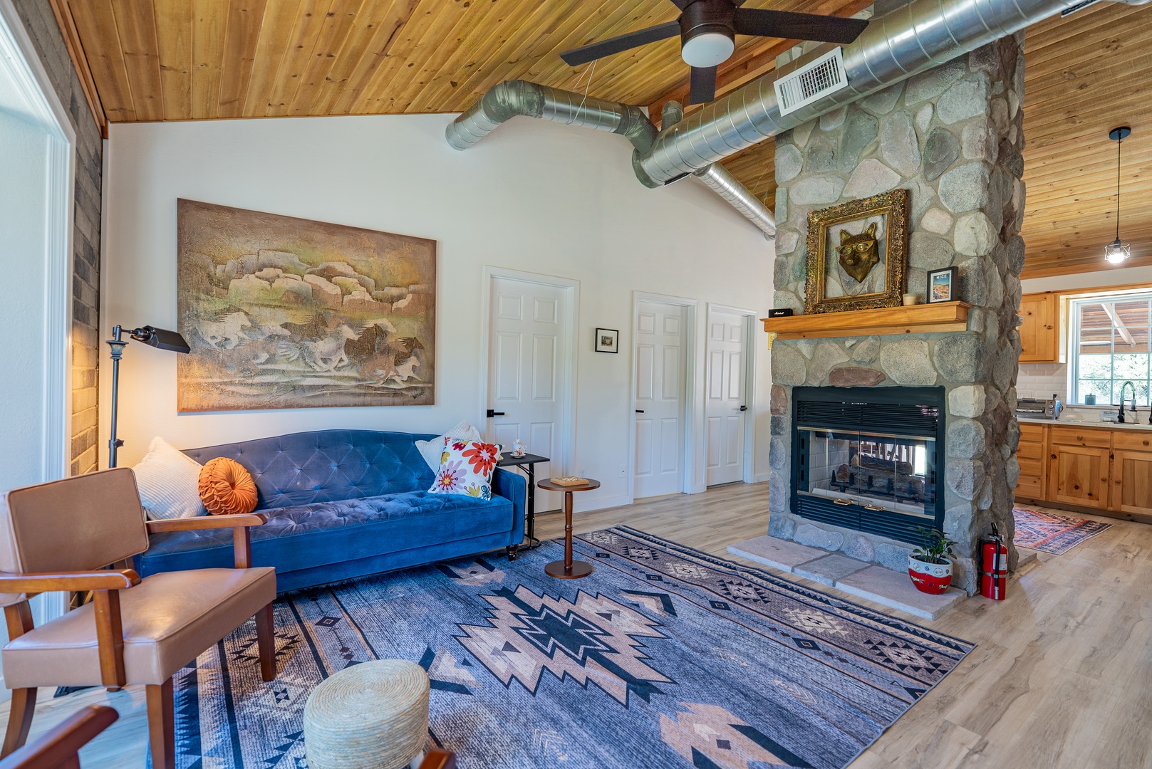 Open concept living is great for groups