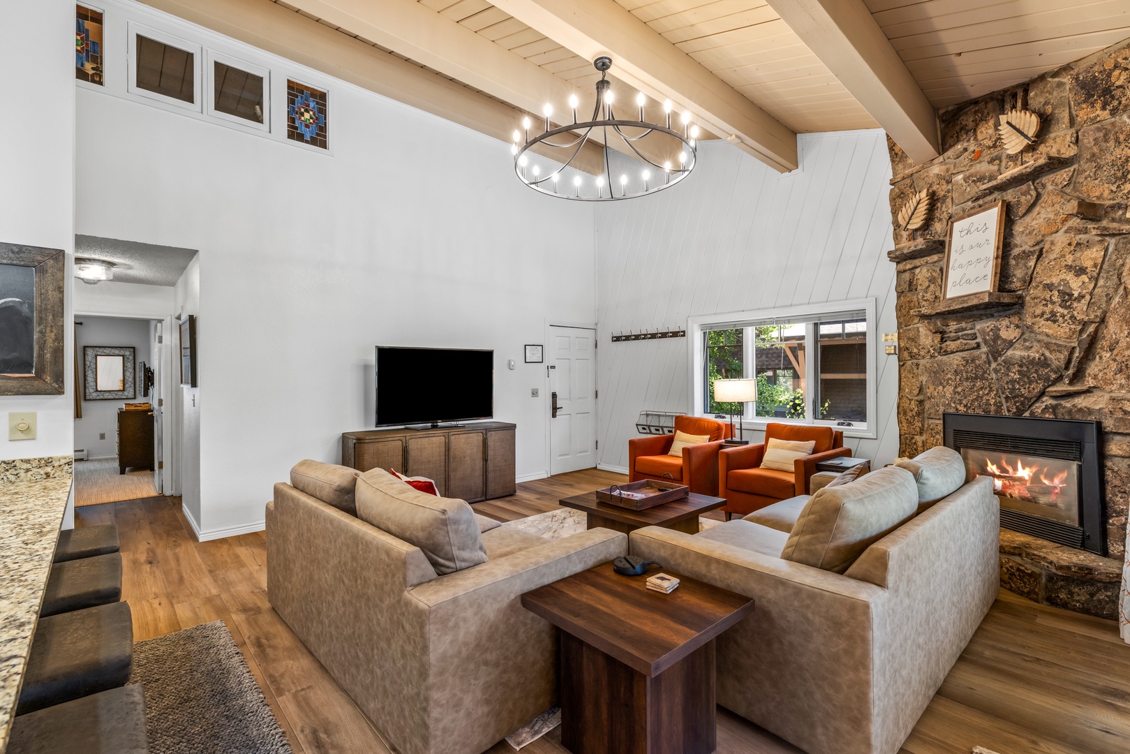 This bright, open, concept will have you wanting to snuggle up on the brand-new furniture all afternoon.