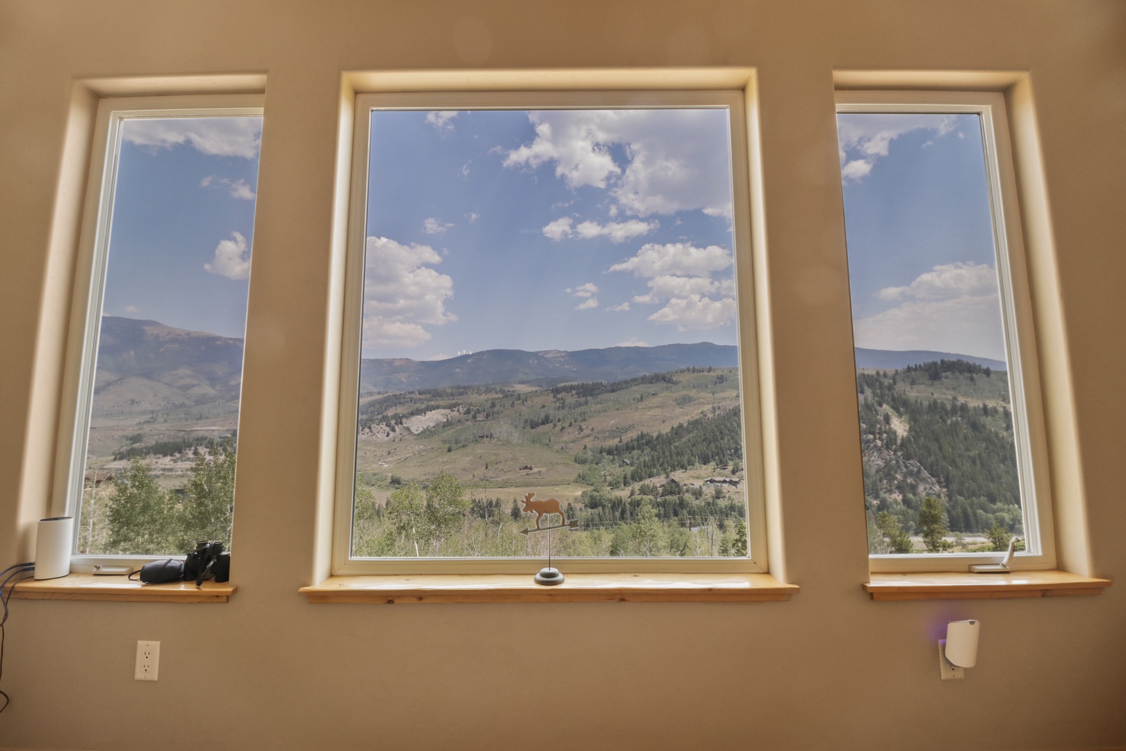 Wake up to breathtaking mountain vistas framed by your spacious windows. The rolling hills and evergreen forests create a peaceful backdrop for your stay, bringing the beauty of nature right into your retreat.