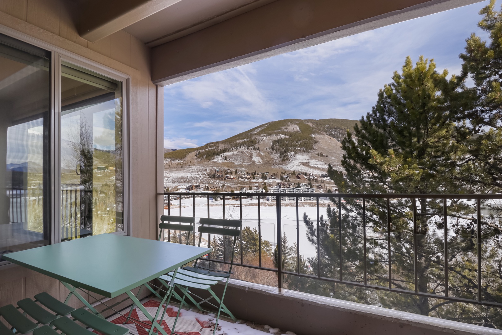 Step onto your private balcony and soak in breathtaking mountain views. The perfect spot for morning coffee while snow-capped peaks create your backdrop.