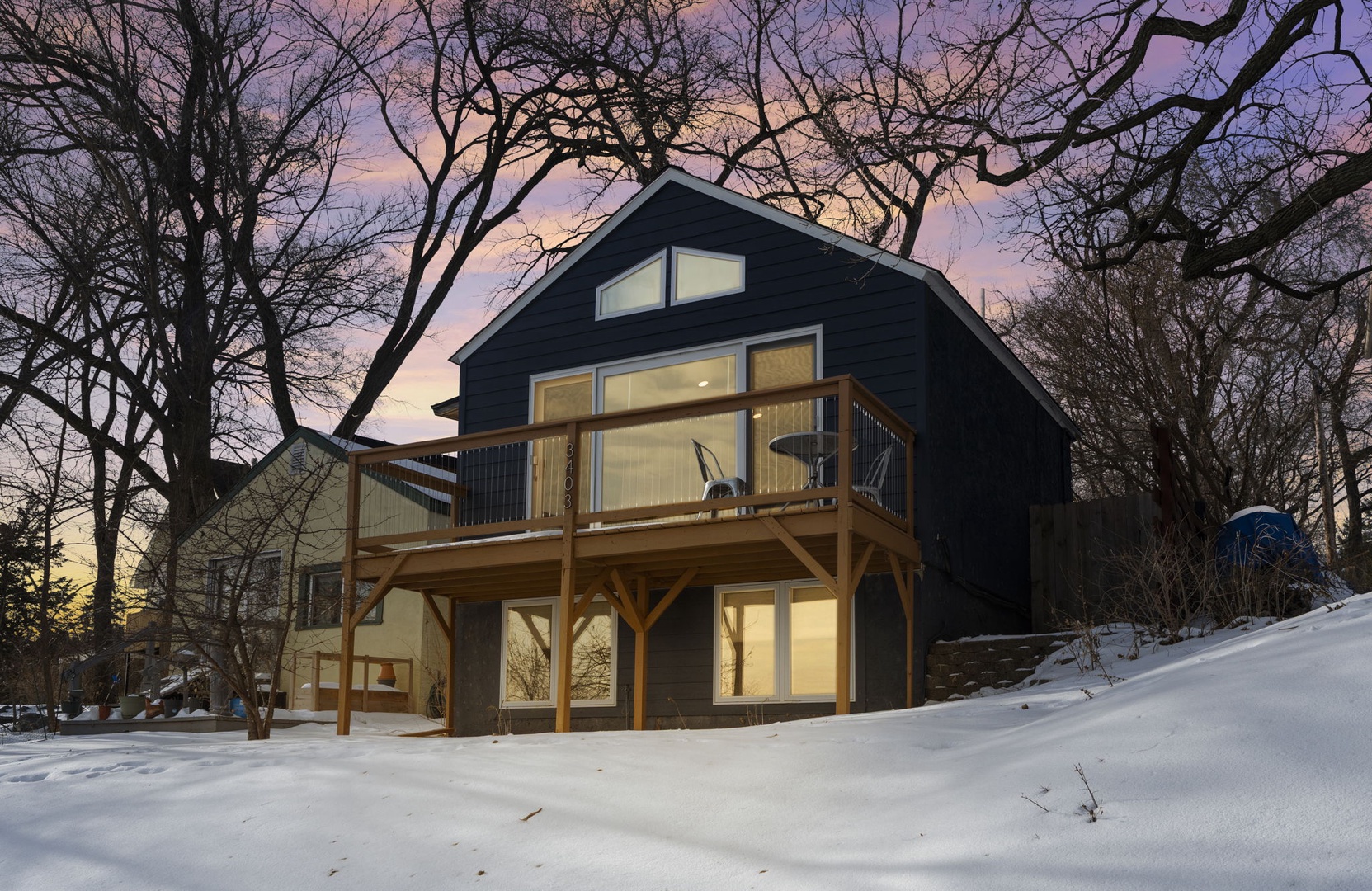 Street view at twlight