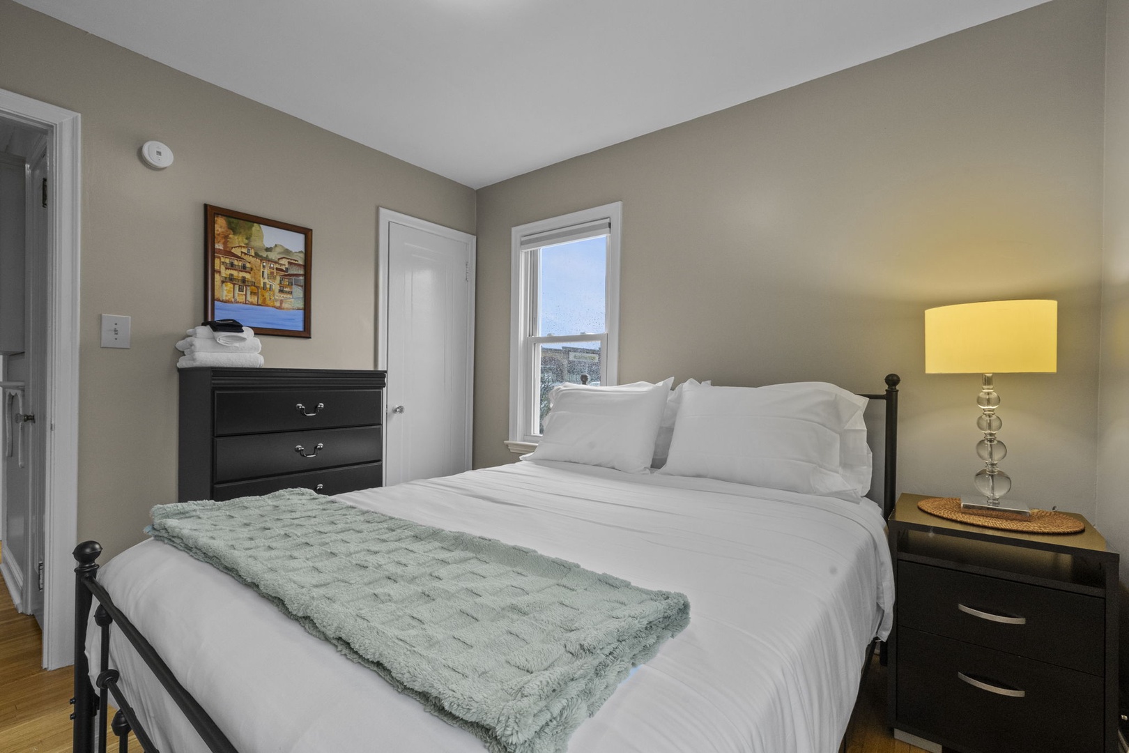 Your cozy retreat awaits with crisp linens, soft lighting, and thoughtful touches to help you unwind after a day of exploring.