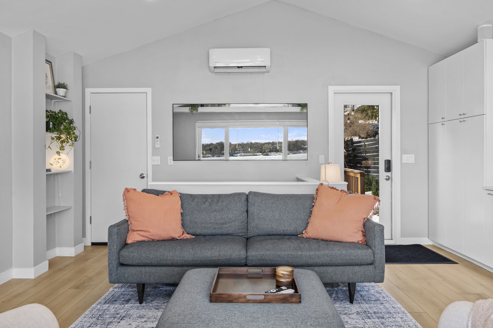 Bright and airy living space