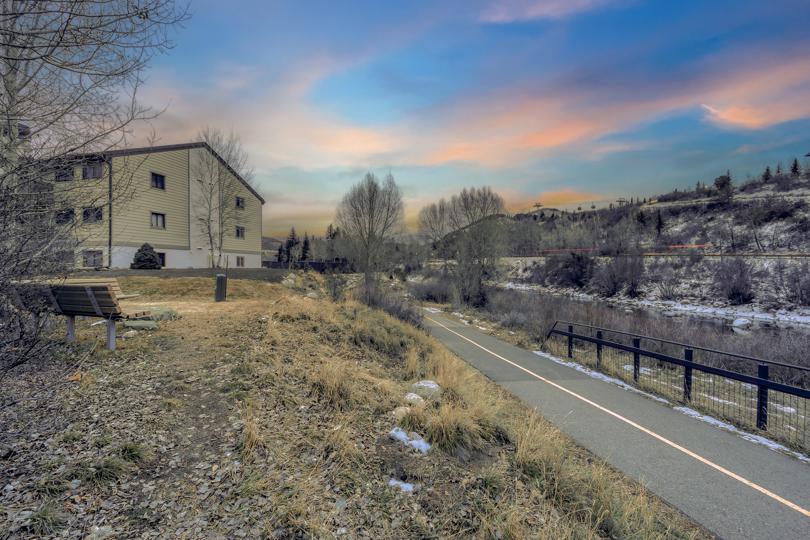 Property situated in peaceful surroundings