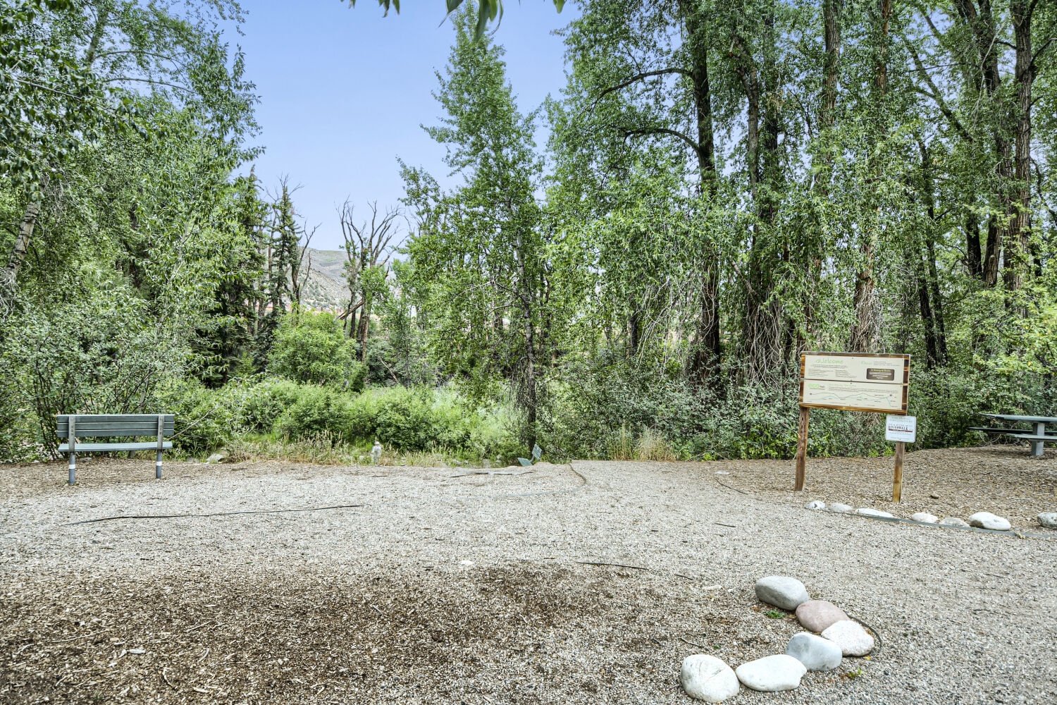 River Seating Area