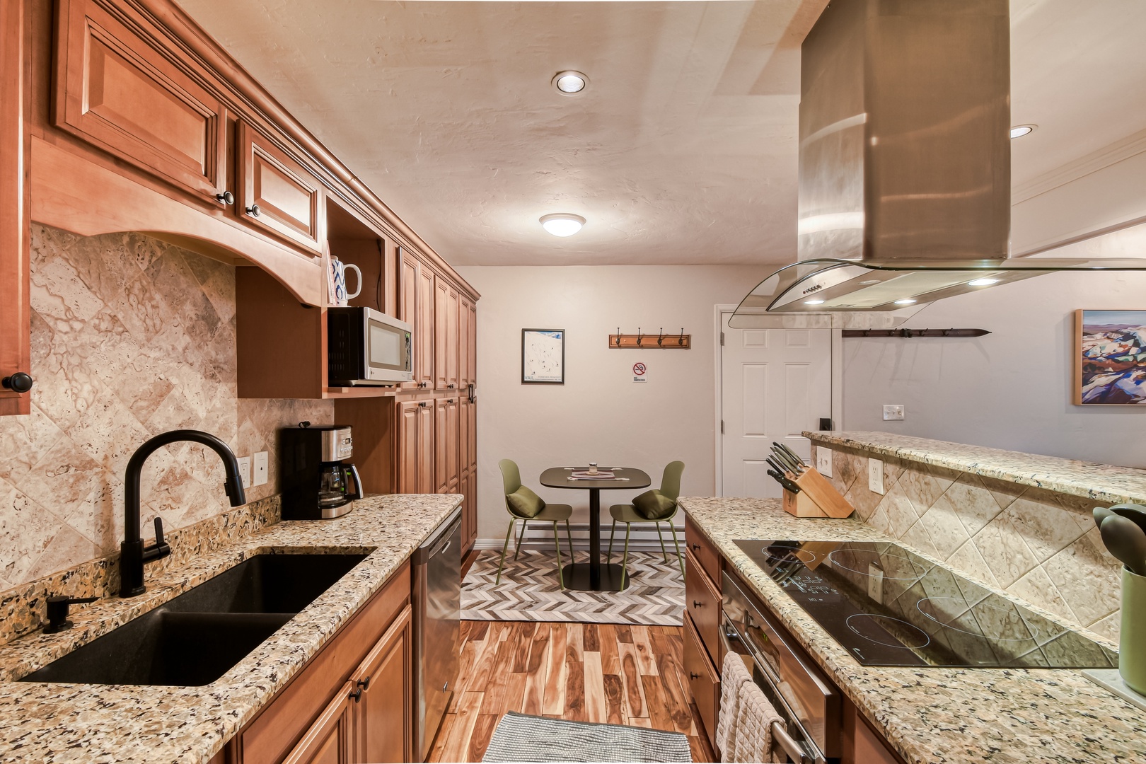 Your gourmet kitchen and a cozy dining nook