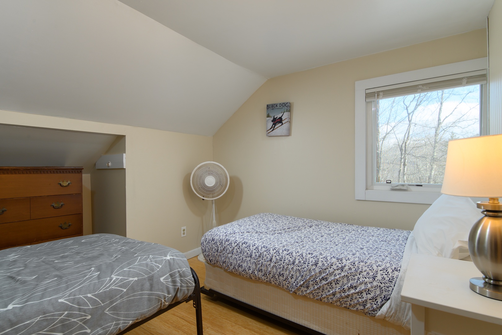 A fun and comfortable 3rd floor bedroom, with two twin beds—perfect for kids to relax, unwind, and settle in for a great night’s sleep.