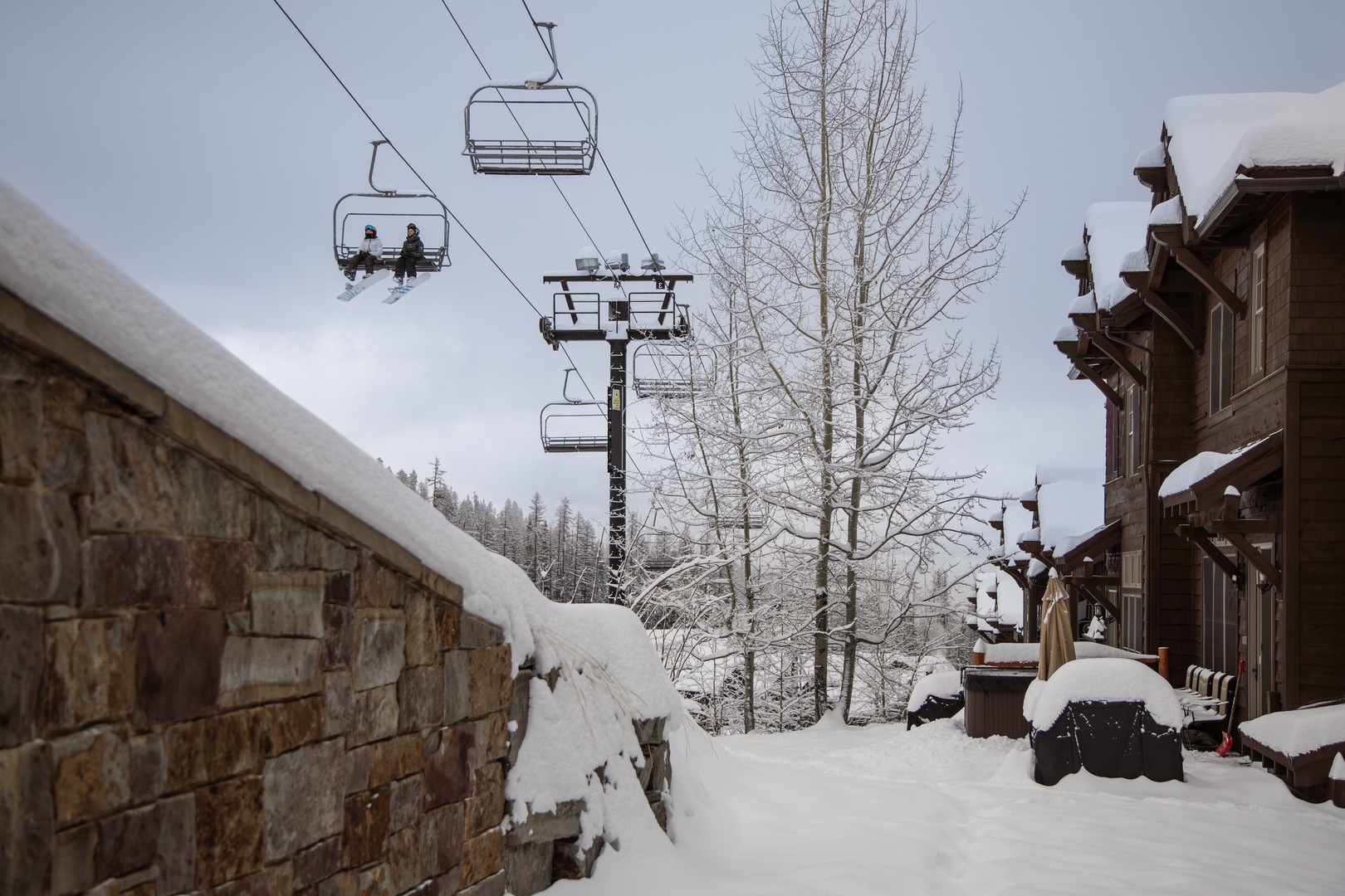 Clip in and ski straight out