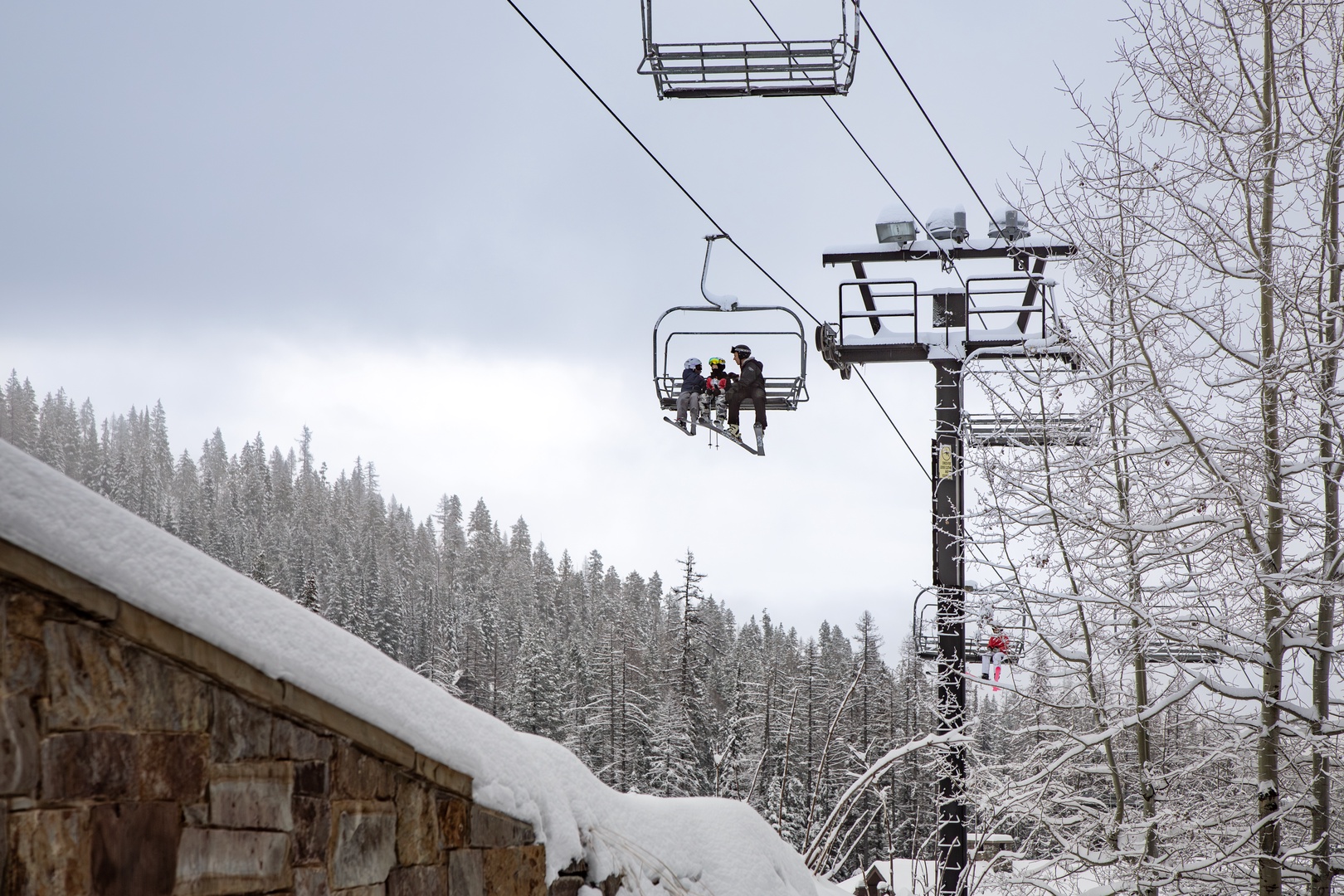 Steps to Chair 6 and Base Lodge