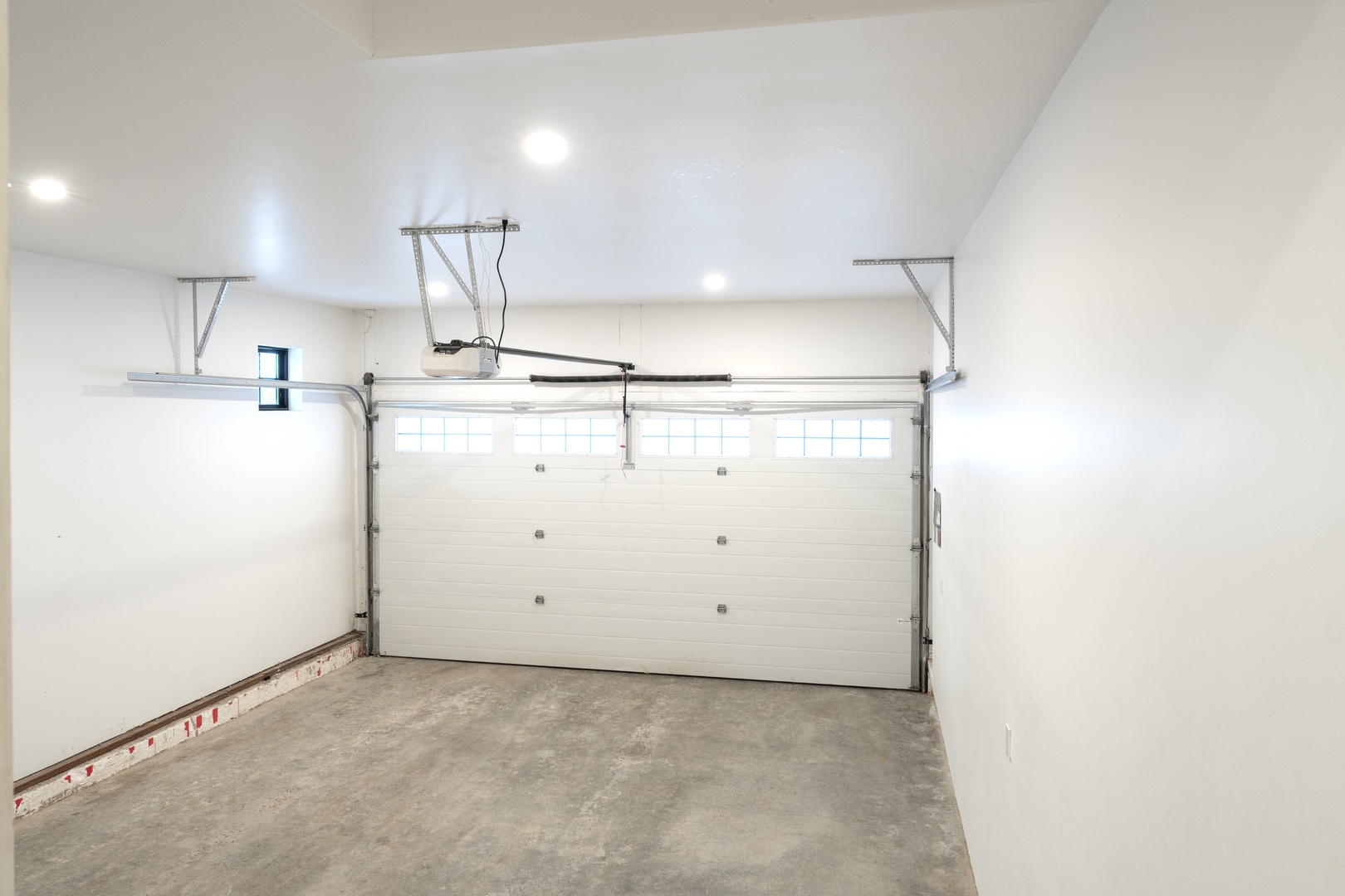 Your private garage offers secure parking with automatic door opener and ample space for your vehicle and storage needs.