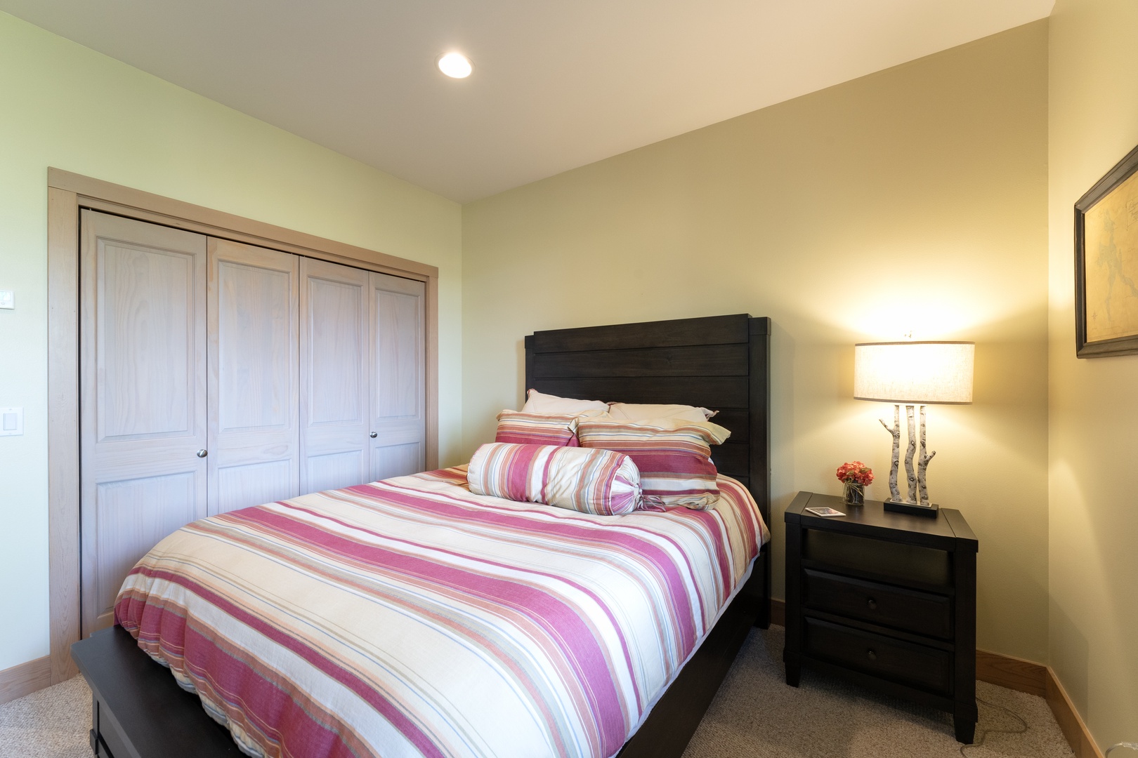 Slip into fresh linens and unwind in your bright, inviting bedroom with plenty of closet space for all your belongings.