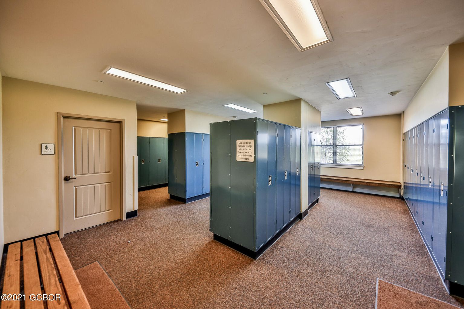 Convenient locker room facilities provide secure storage for your belongings during your mountain adventure getaway.