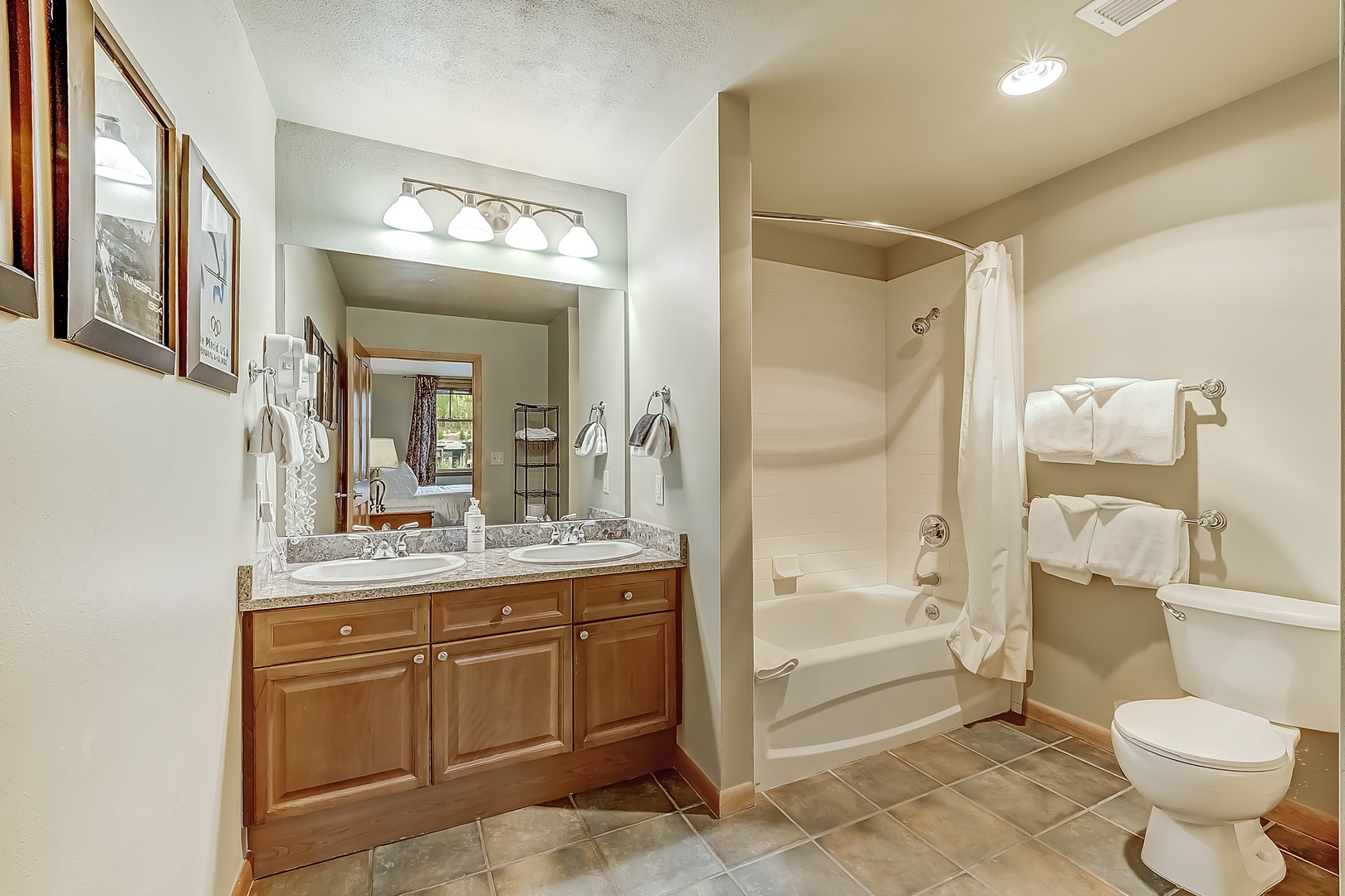 Freshen up in your spacious private bathroom off of the primary bedroom