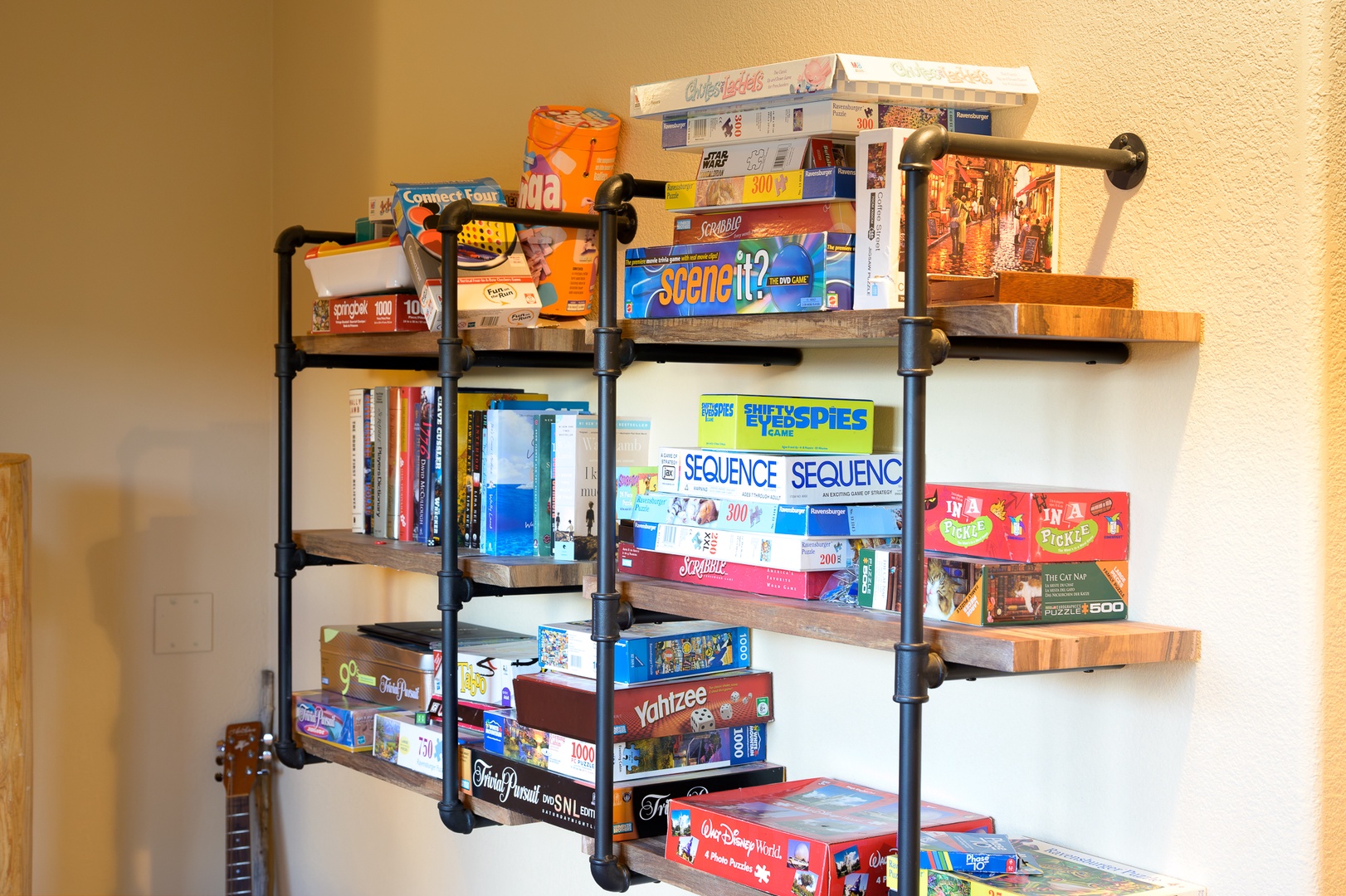 Challenge each other to an evening of board games or puzzles together—there's something for everyone to enjoy.
