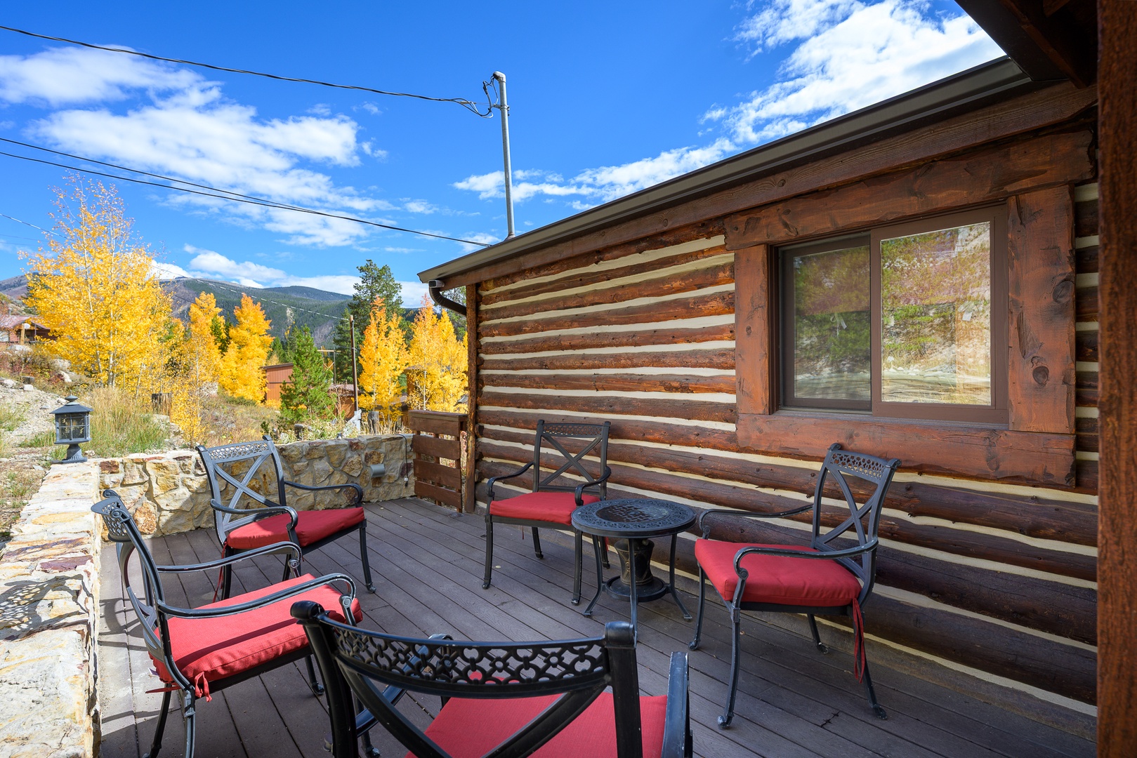 Outdoor seating for the whole group