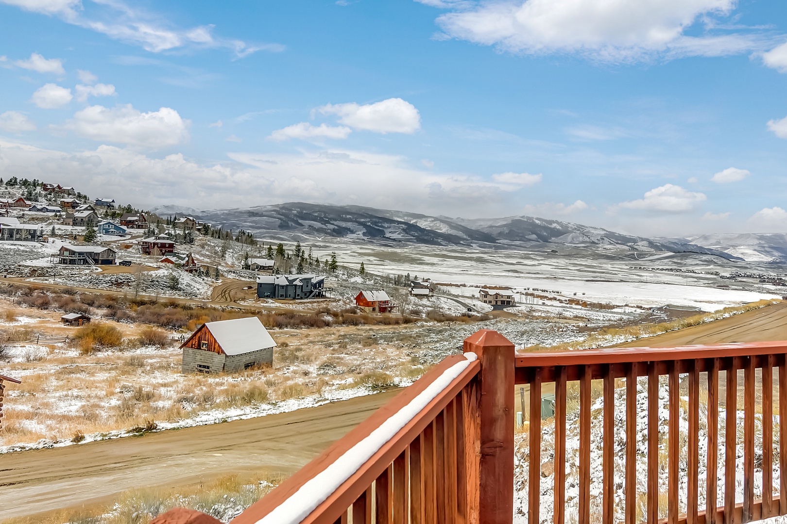 Winter in the Rocky Mountains with Granby Ranch less then 5 min away