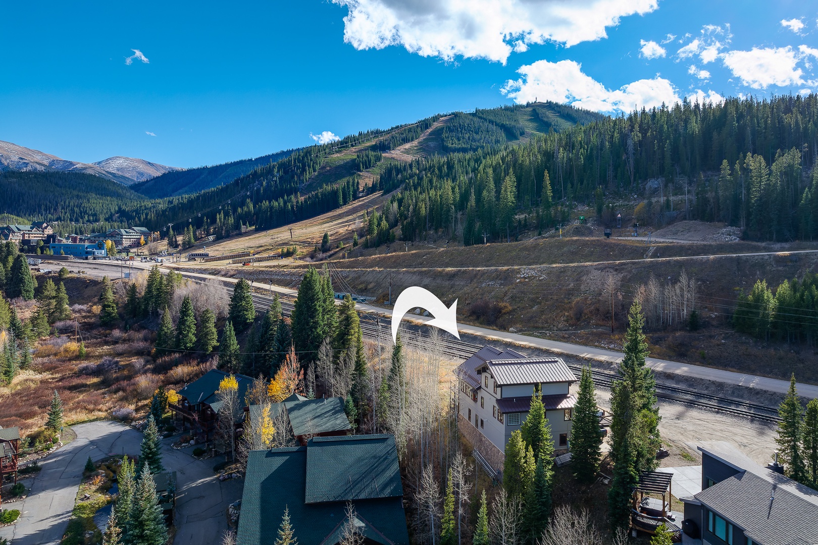 Look at that Resort! Its right down the way! You can watch the action from the house!