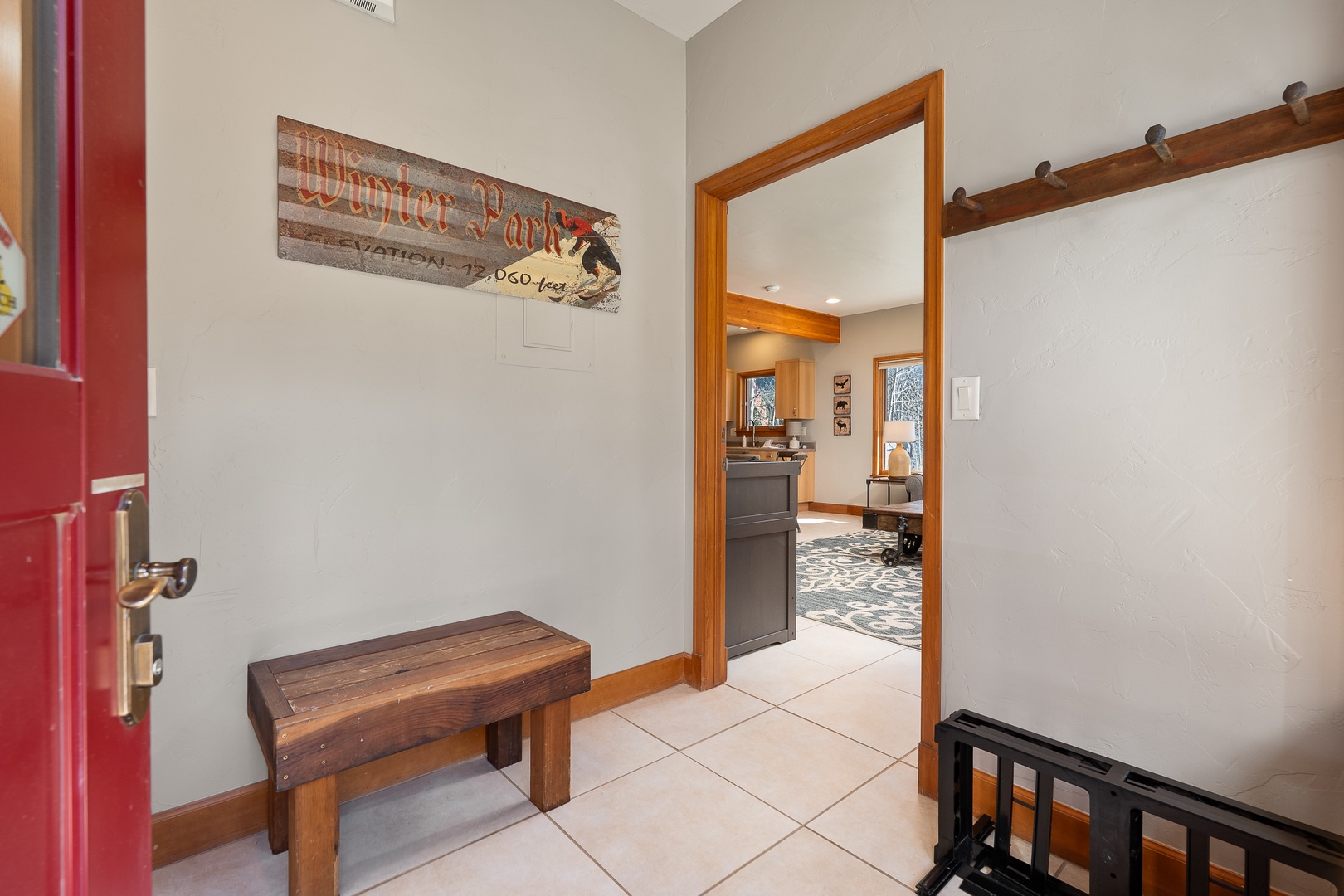 Entry way to this condo