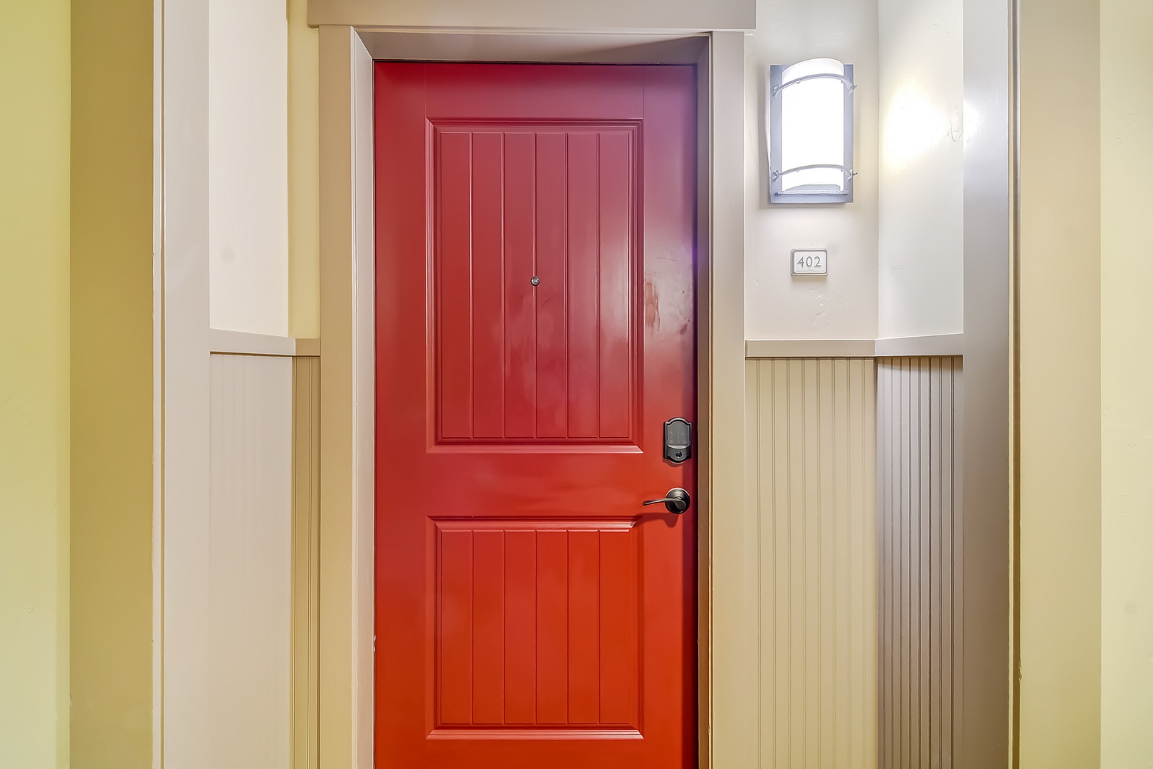 Your welcoming red door!
